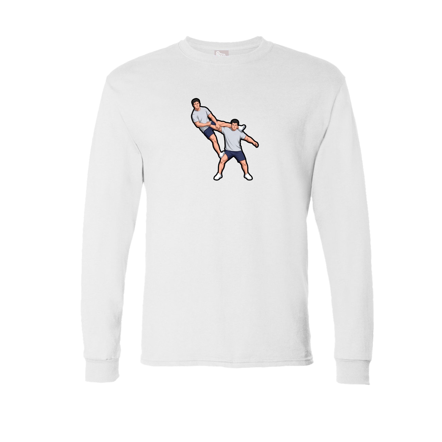 Long Sleeve Tee — Shirsey Arch in White