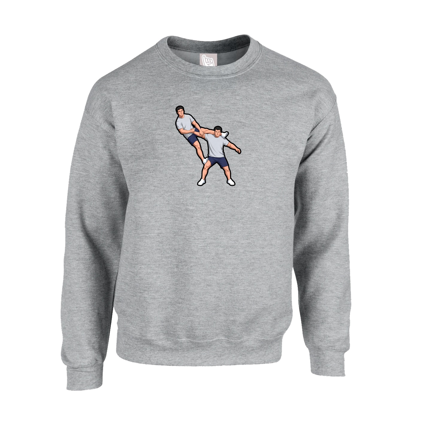 Fleece Crew — Shirsey Arch in Grey