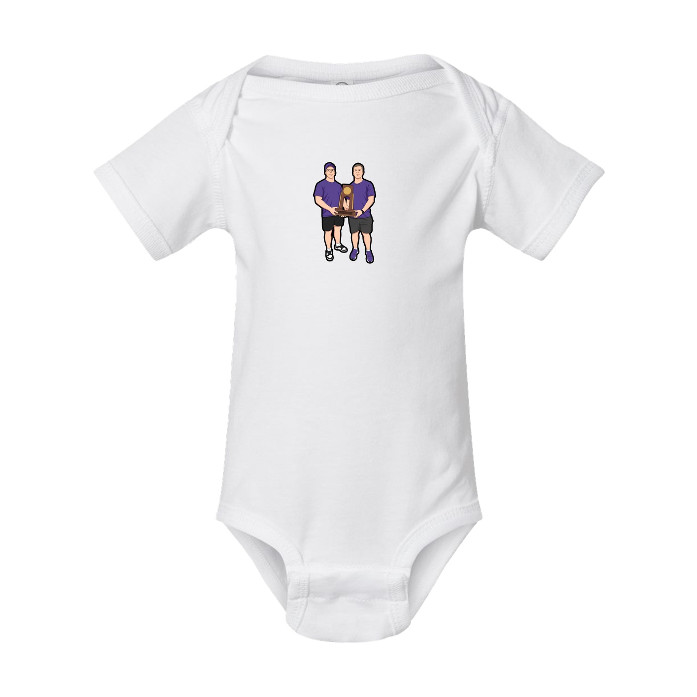 Baby Onesie — Shirsey Arch in White