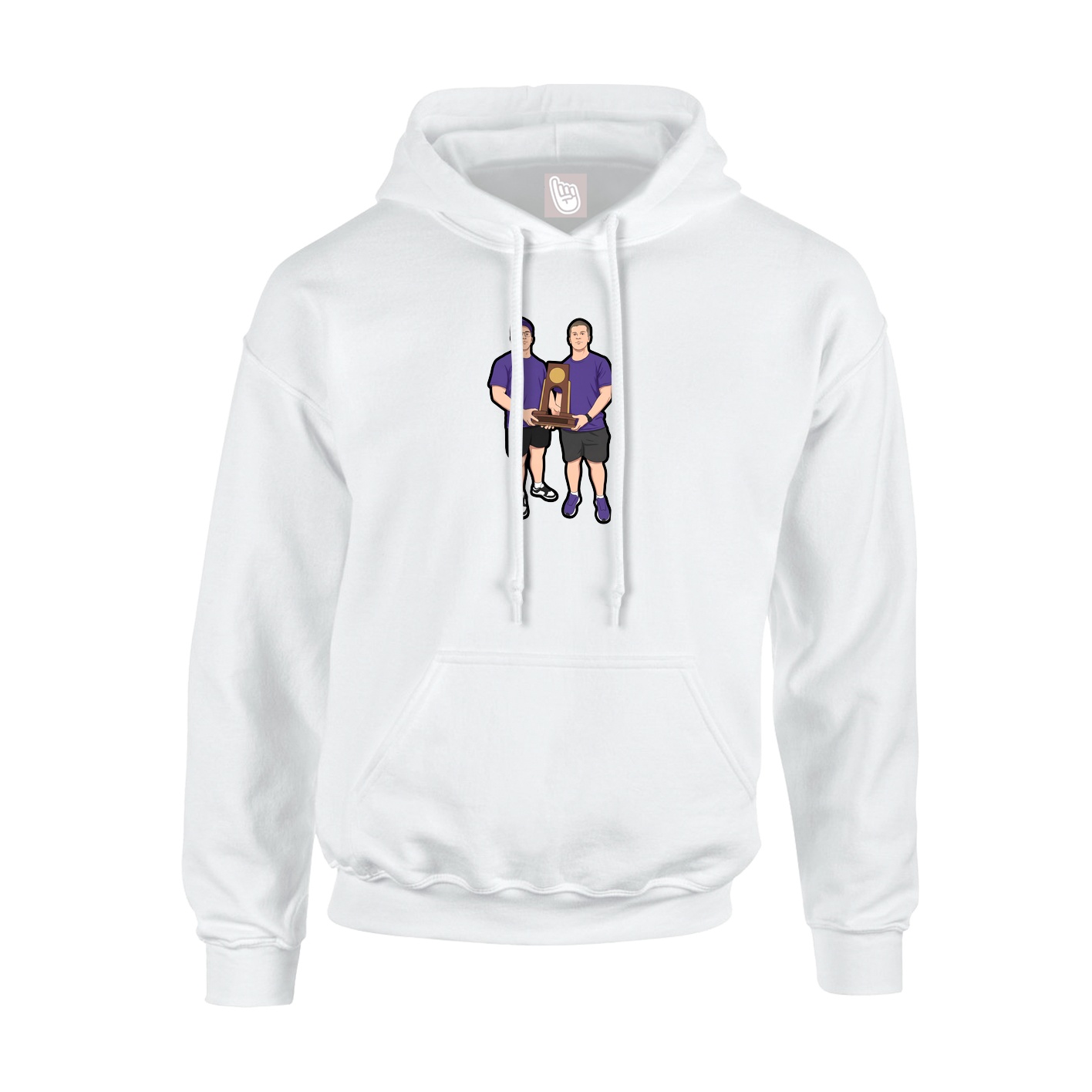 Hoodie — Shirsey Arch in White