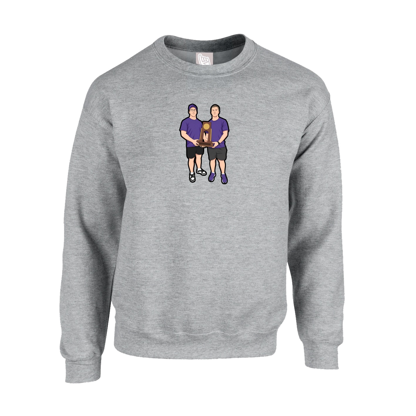 Fleece Crew — Shirsey in Grey