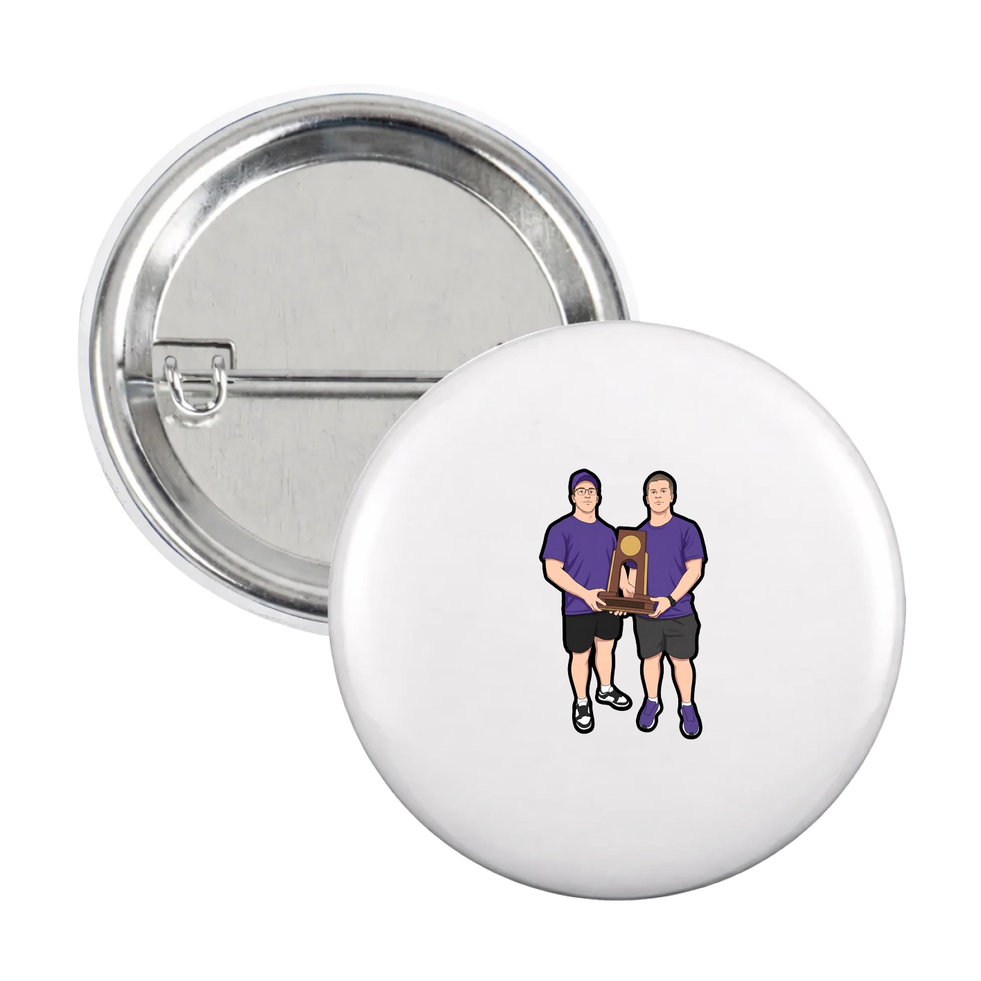 Game Day Button — Shirsey in White