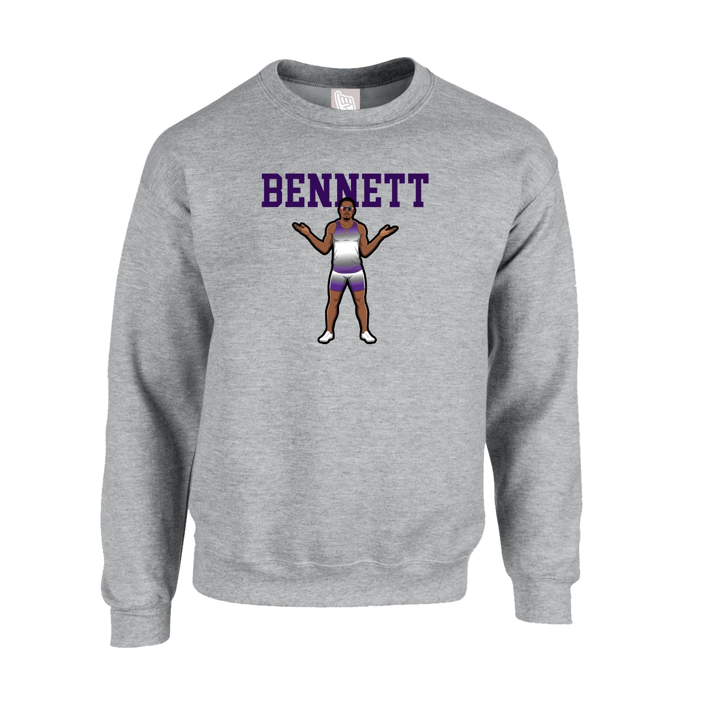Fleece Crew — Shirsey in Grey