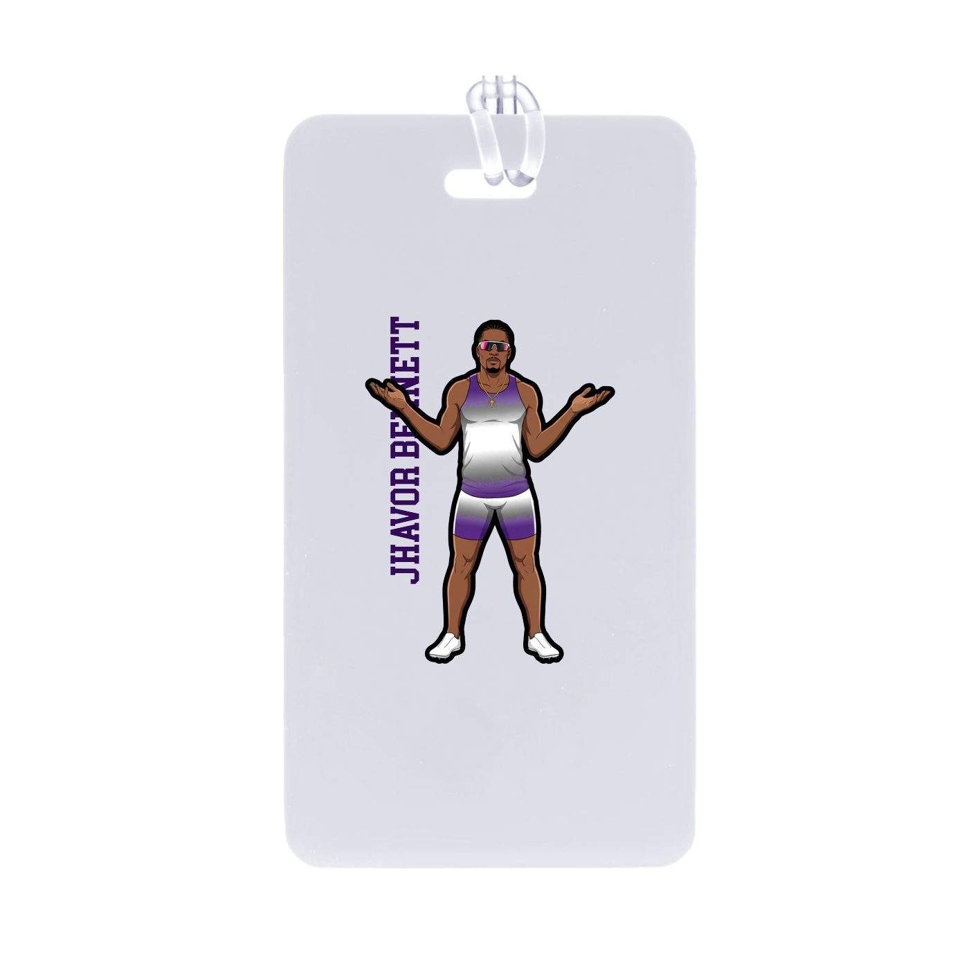 Bag Tag — Name Vertical in Classic