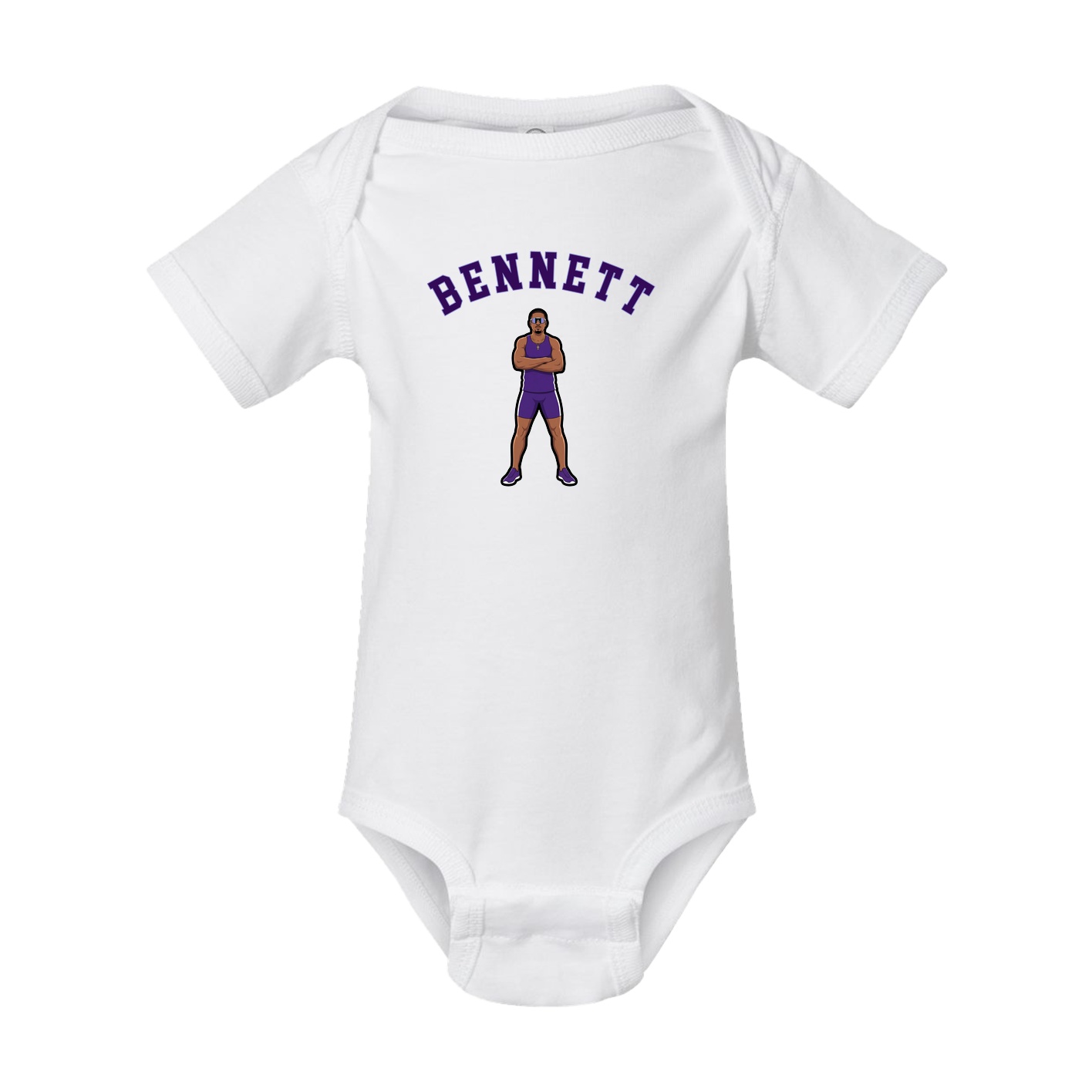 Baby Onesie — Shirsey Arch in White