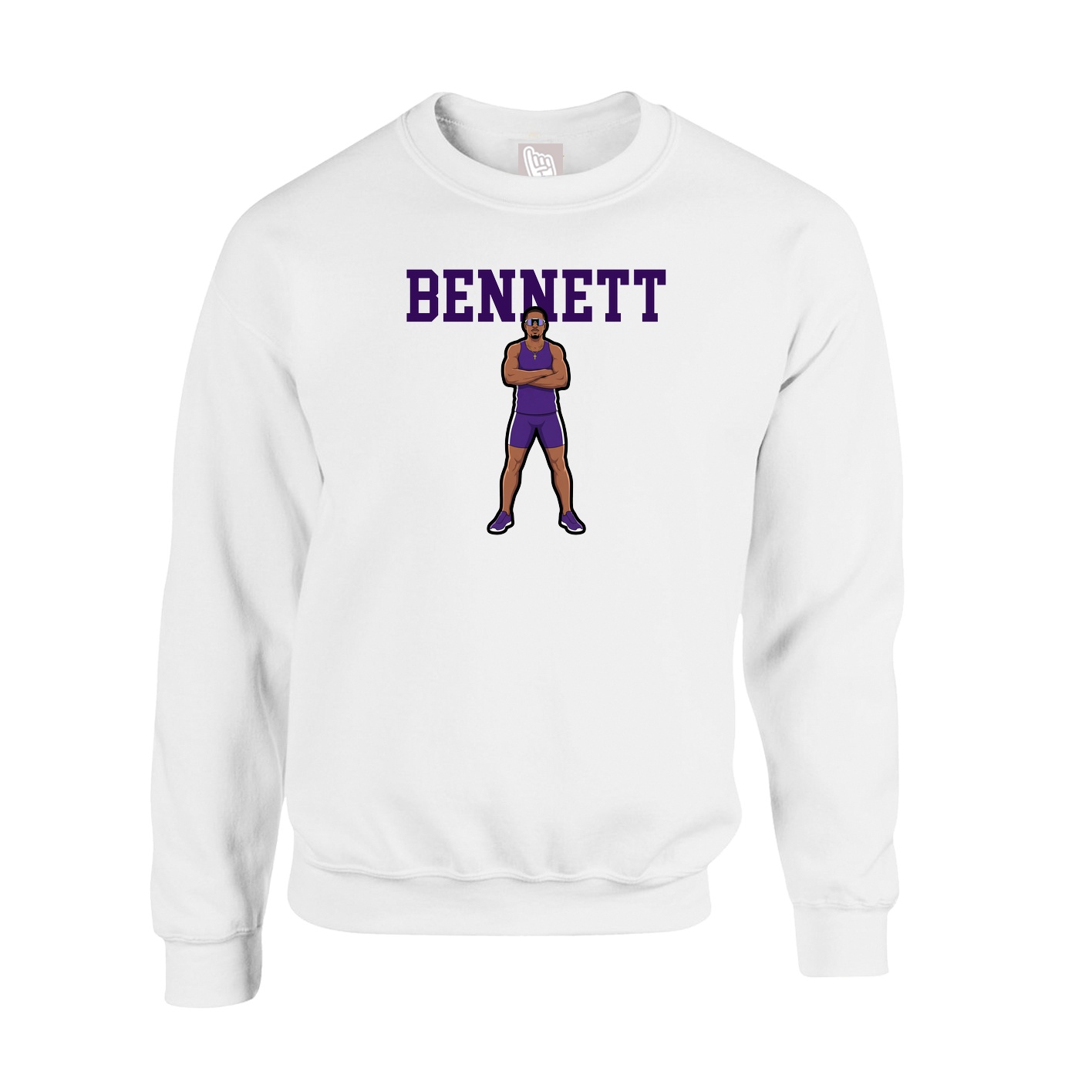 Fleece Crew — Shirsey in White