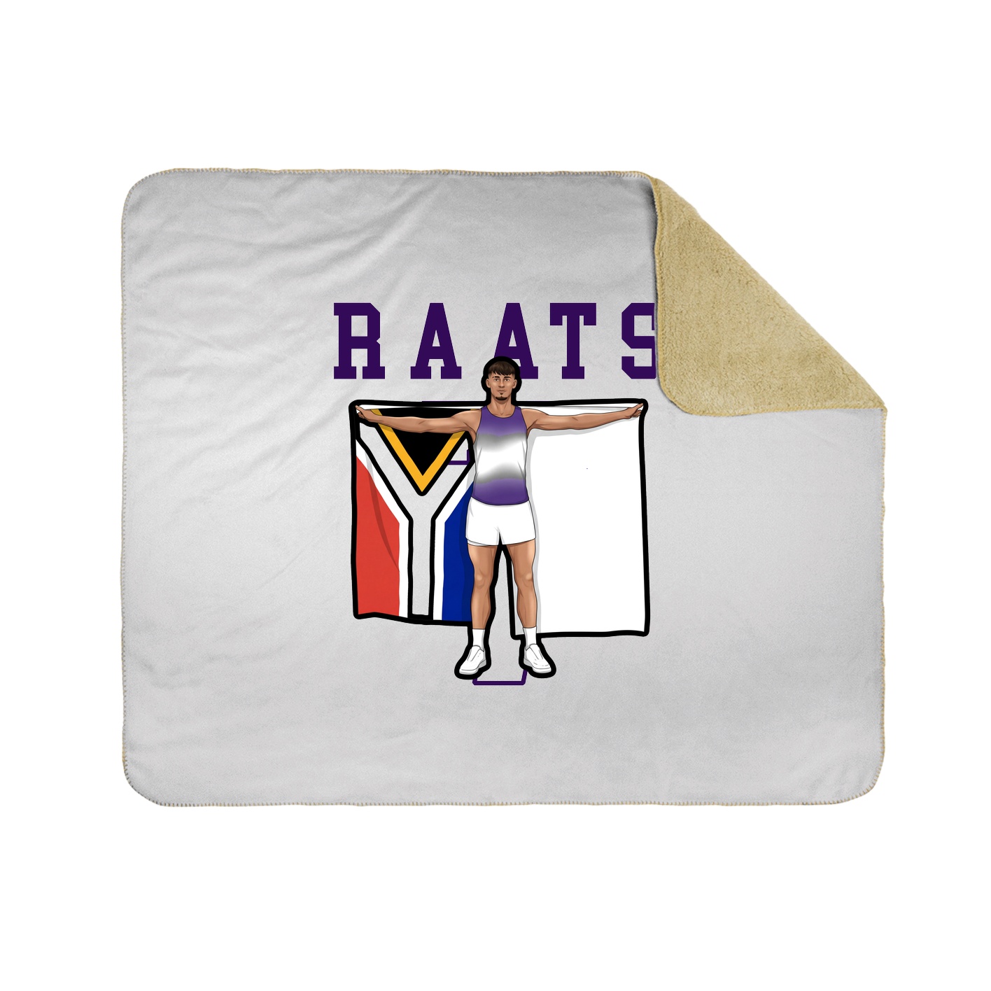 Throw Blanket — Shirsey in White