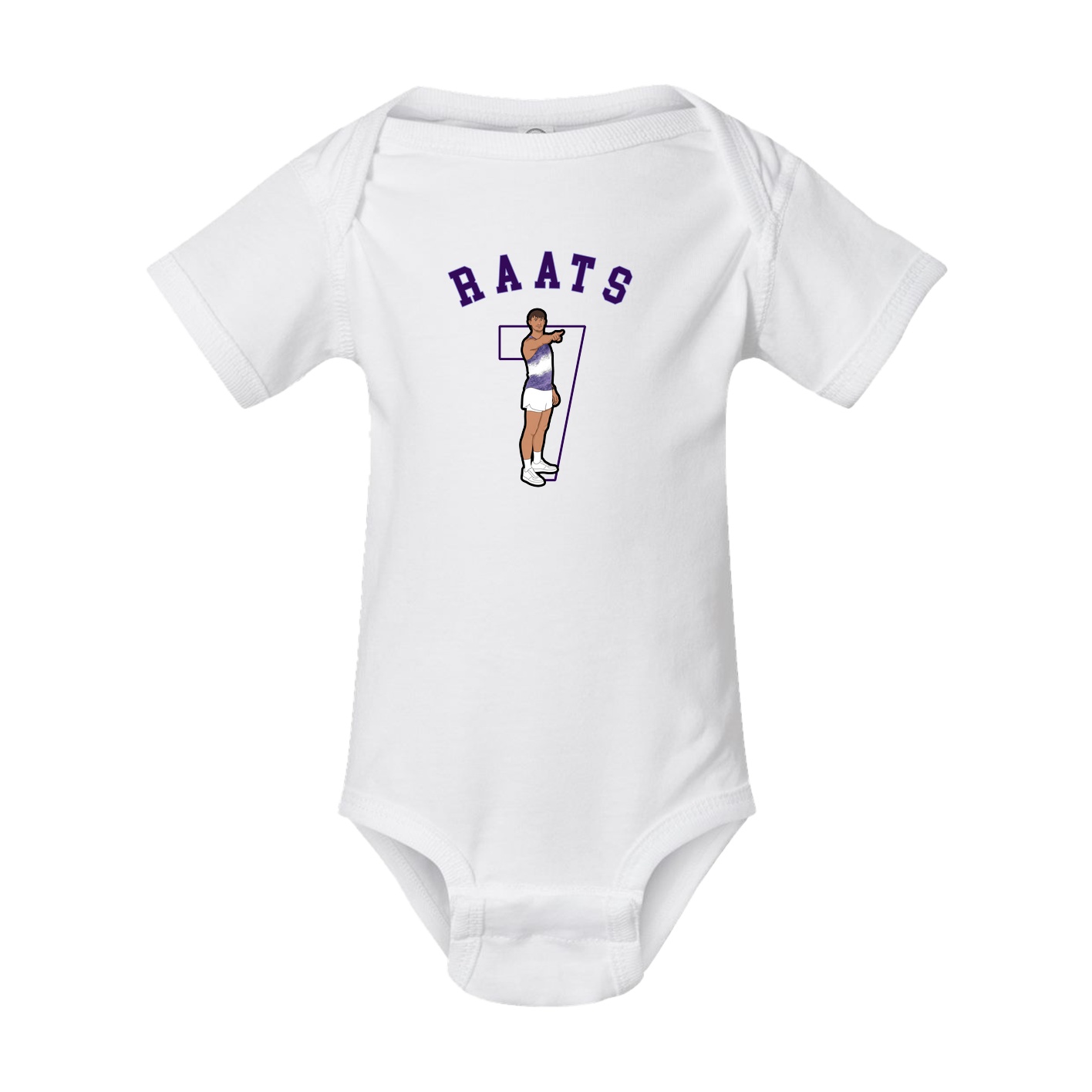 Baby Onesie — Shirsey Arch in White