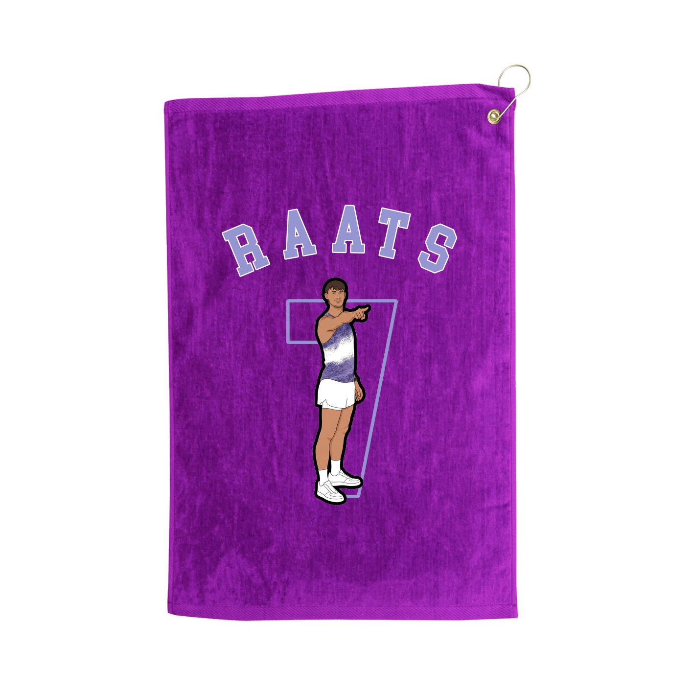 Golf Towel — Shirsey Arch in Purple