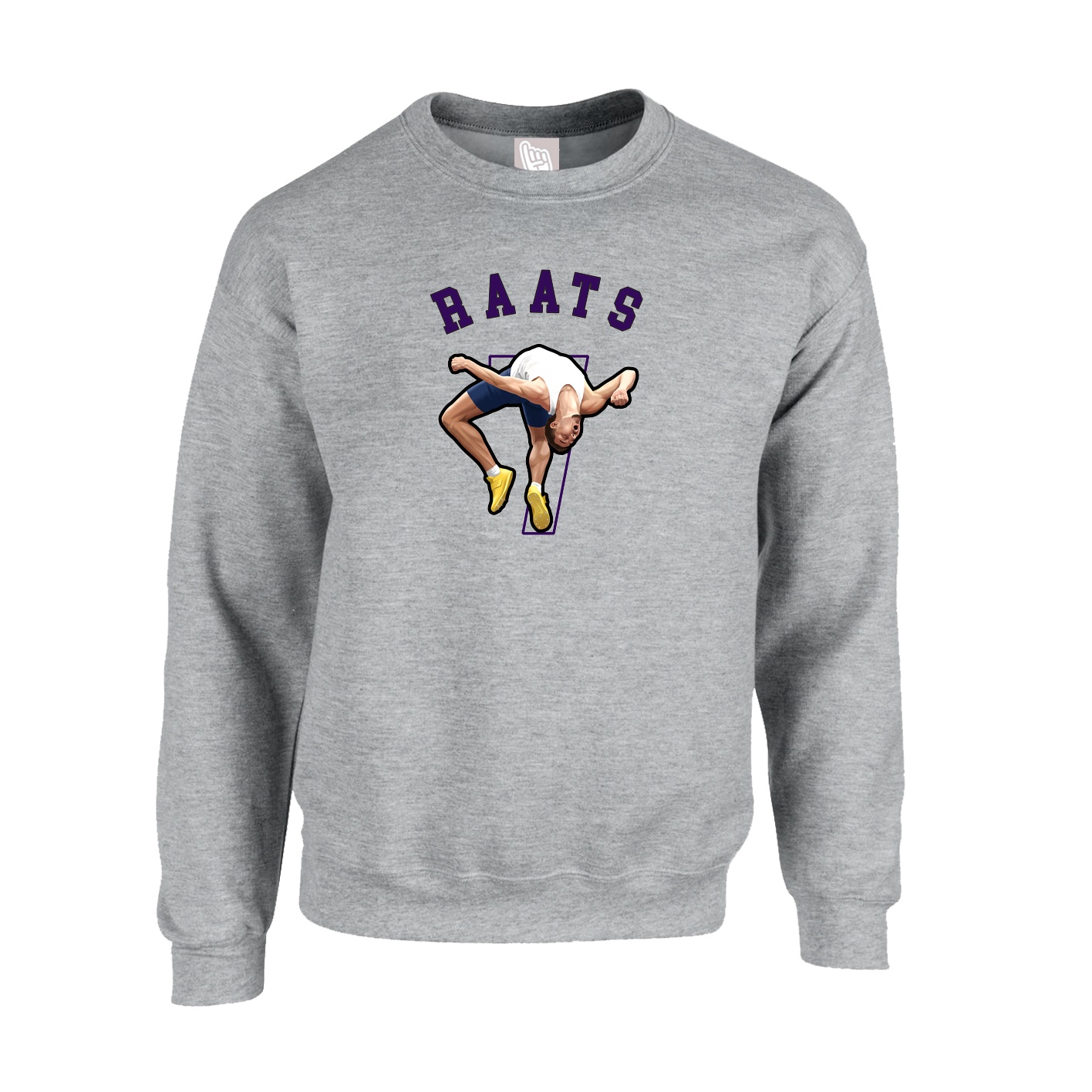 Fleece Crew — Shirsey Arch in Grey