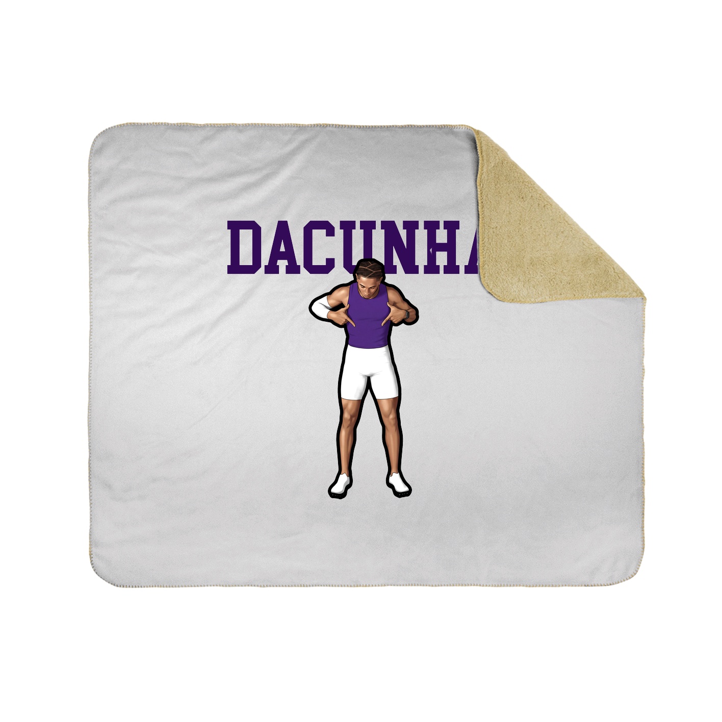 Throw Blanket — Shirsey in White