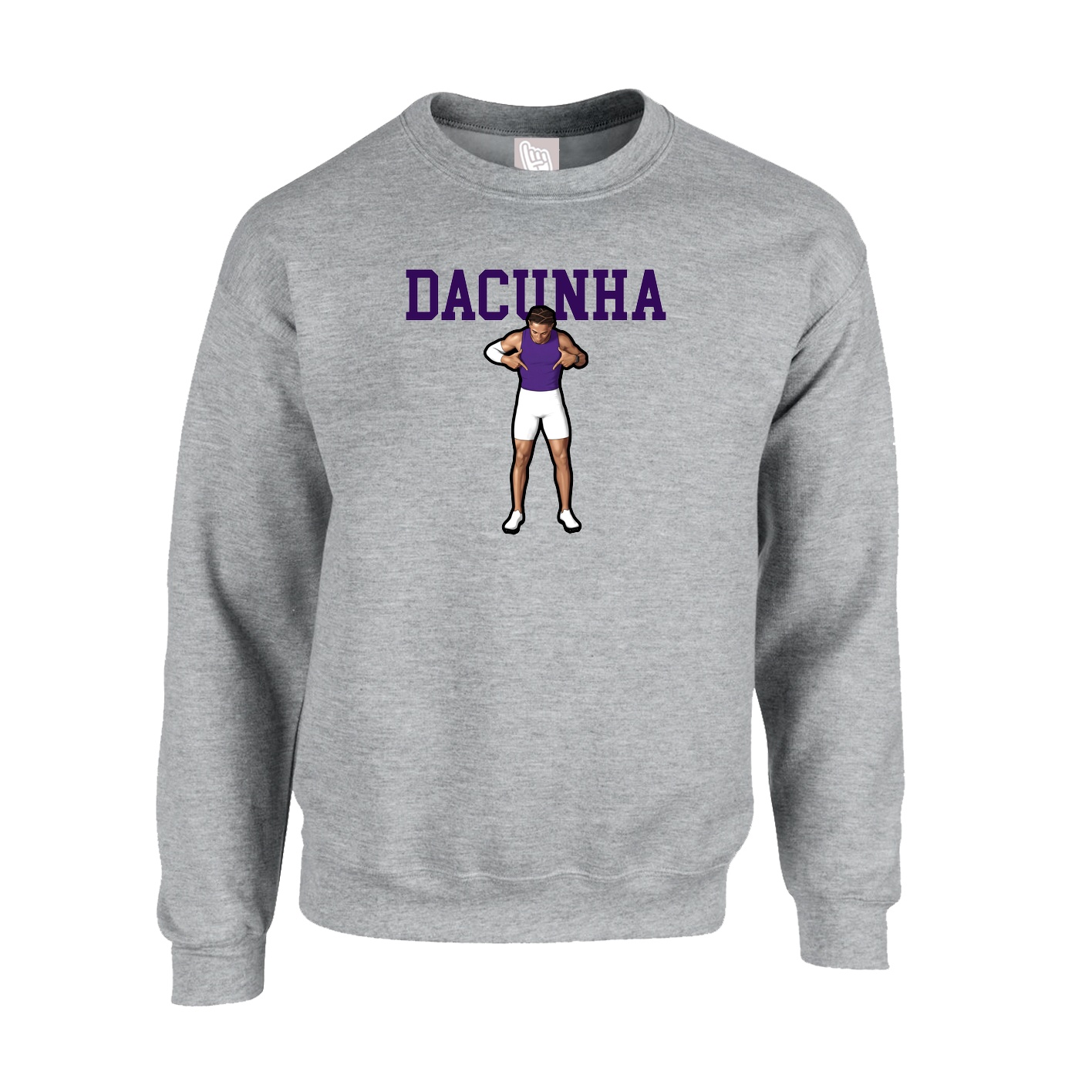 Fleece Crew — Shirsey in Grey