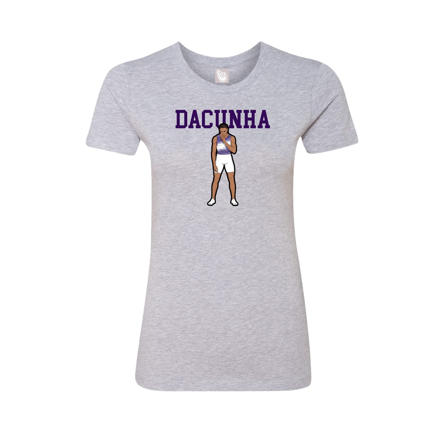 Fitted Women's Tee — Shirsey in Grey