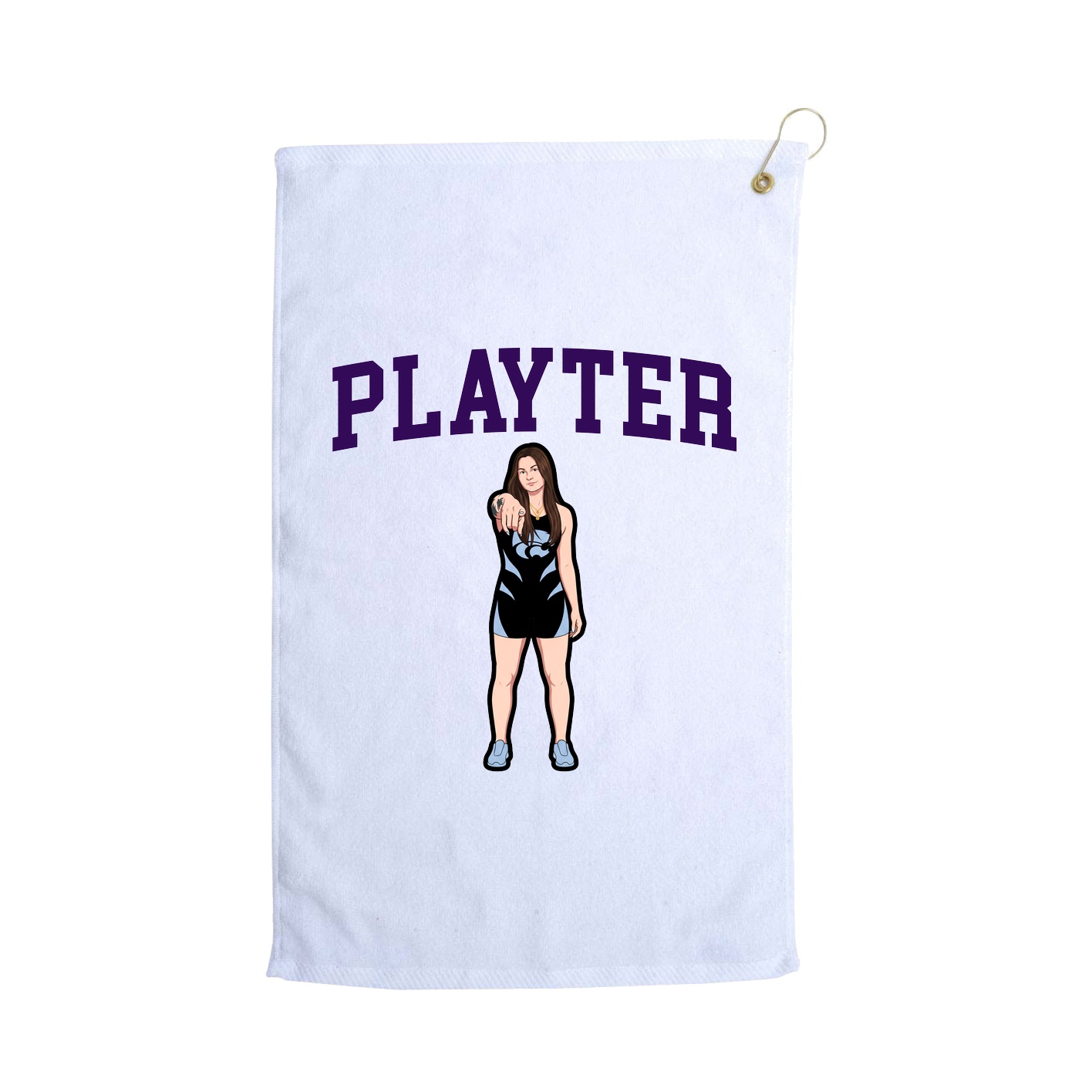 Golf Towel — Shirsey in White