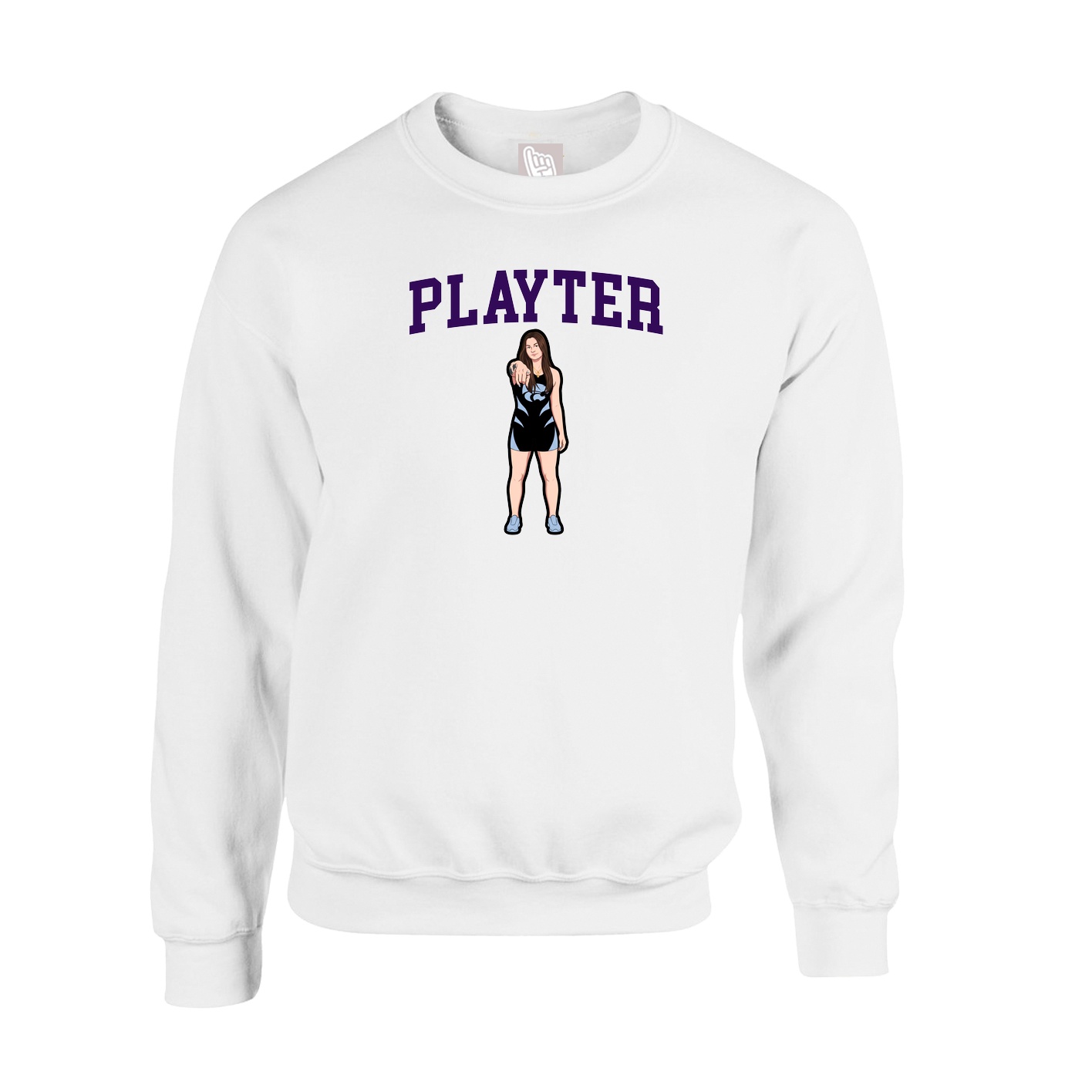 Fleece Crew — Shirsey in White