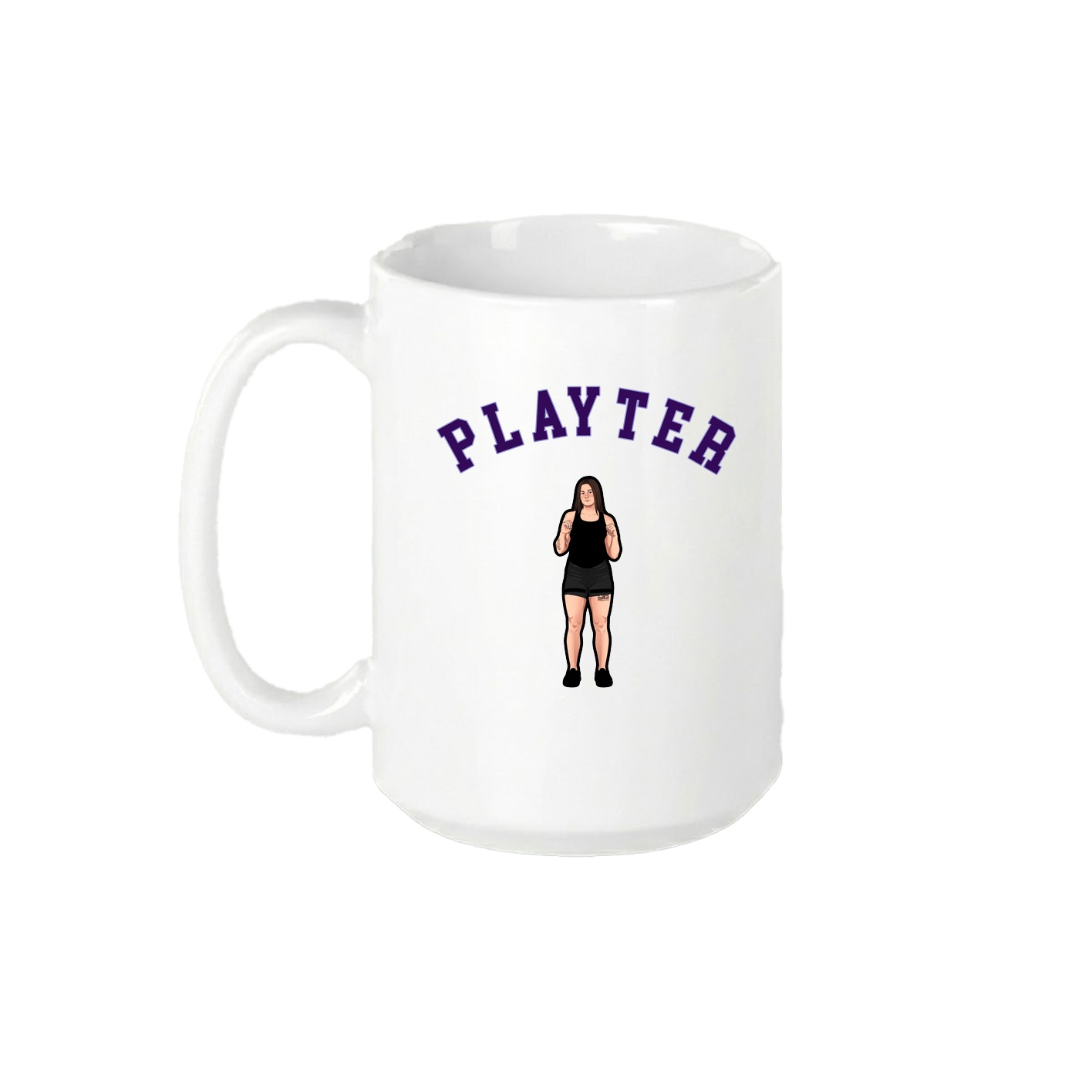 15oz Coffee Mug — Shirsey Arch in White