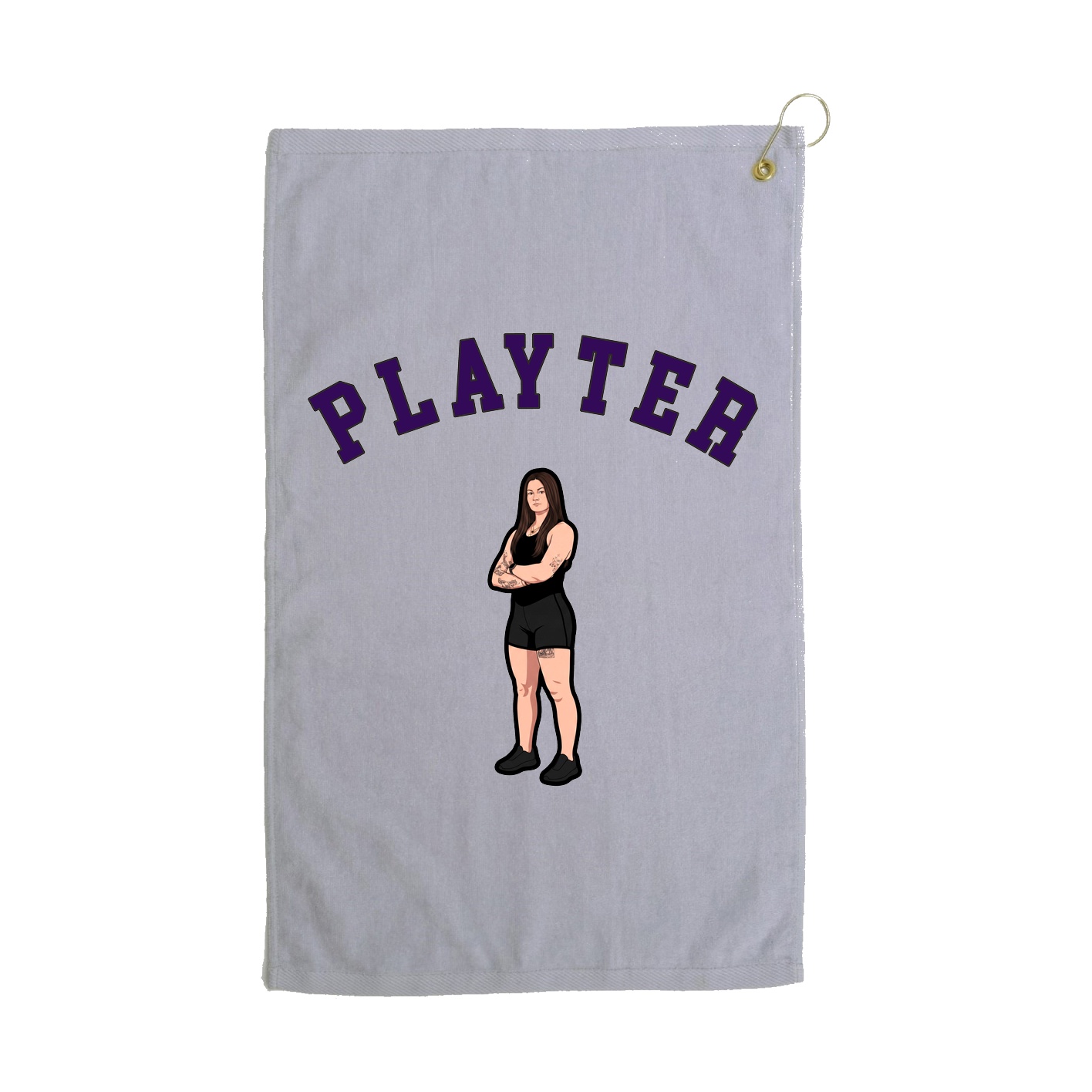 Golf Towel — Shirsey Arch in Grey