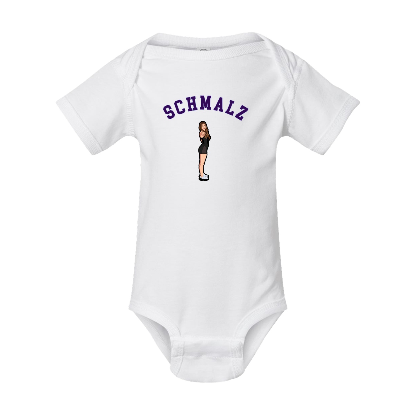 Baby Onesie — Shirsey Arch in White