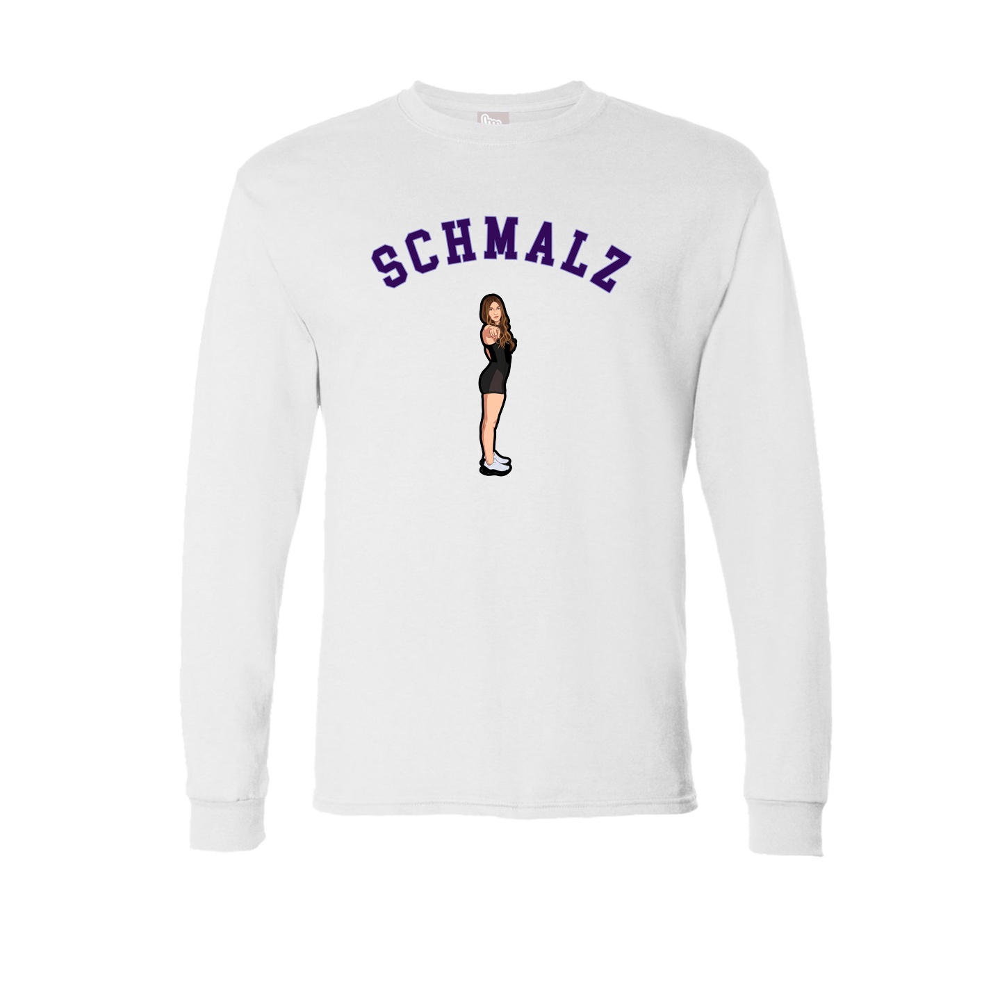 Long Sleeve Tee — Shirsey Arch in White