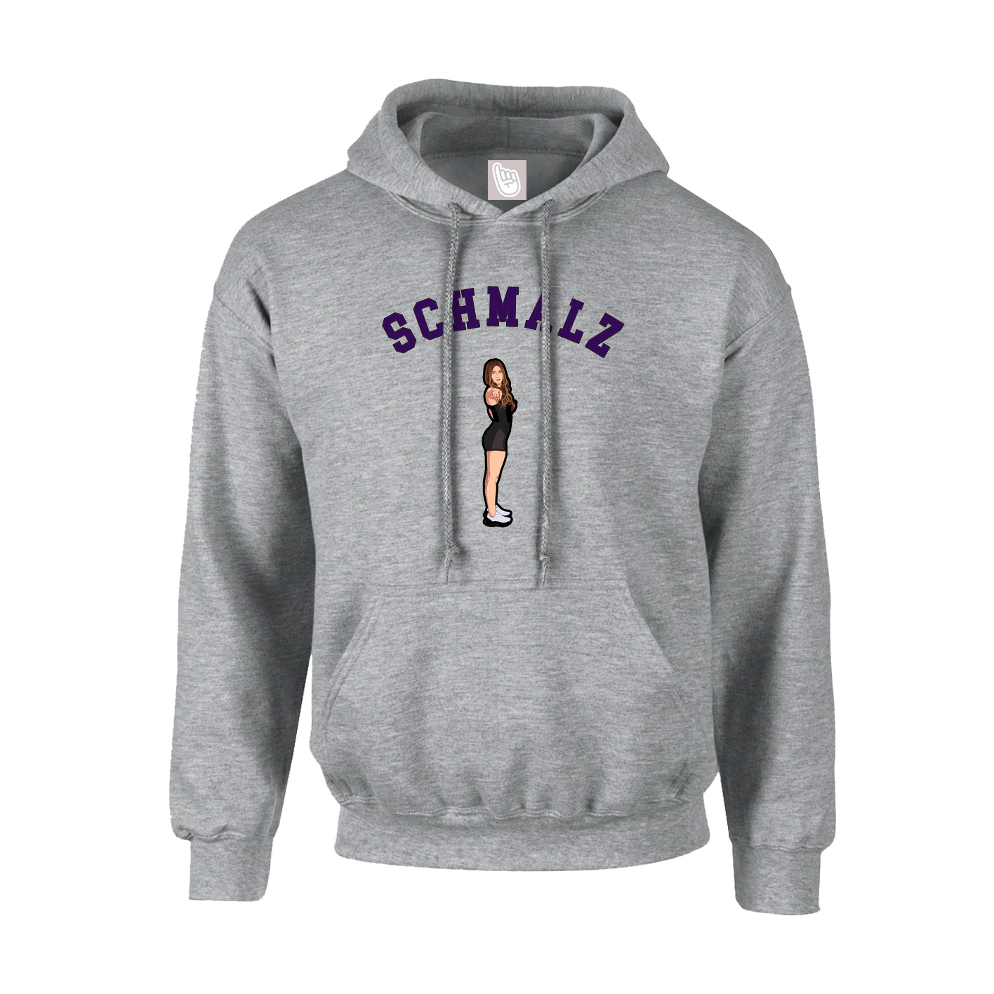 Youth Hoodie — Shirsey Arch in Grey