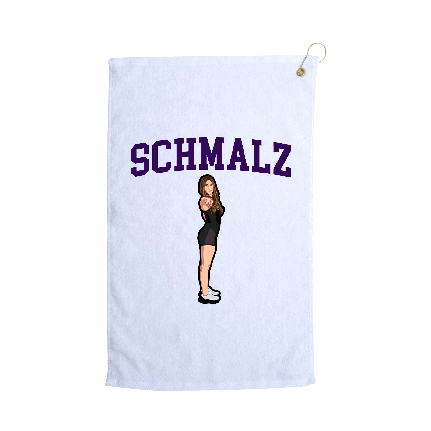 Golf Towel — Shirsey in White