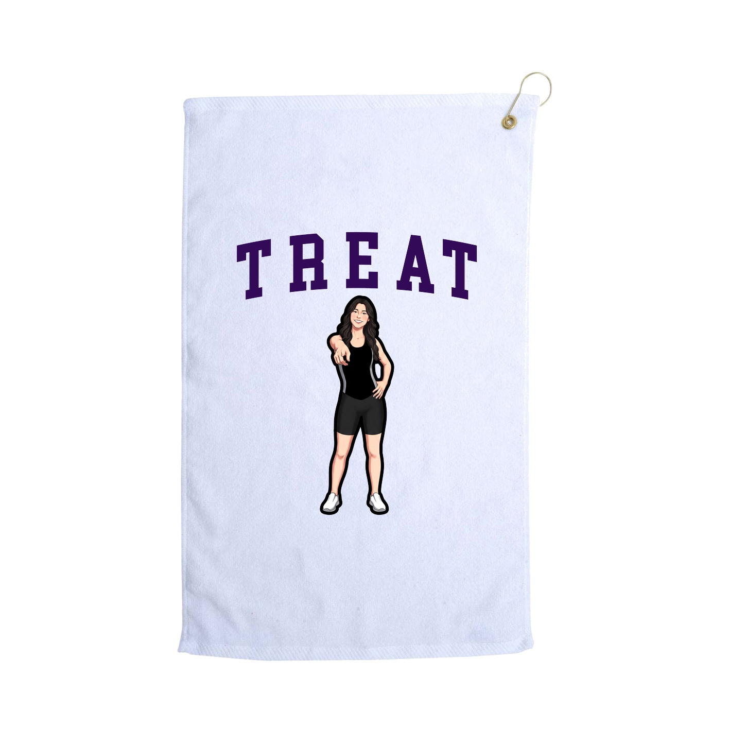 Golf Towel — Shirsey in White