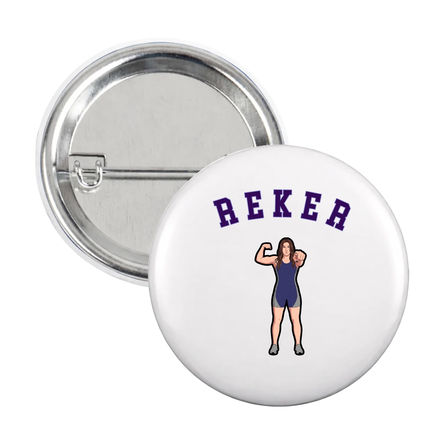 Game Day Button — Shirsey Arch in White