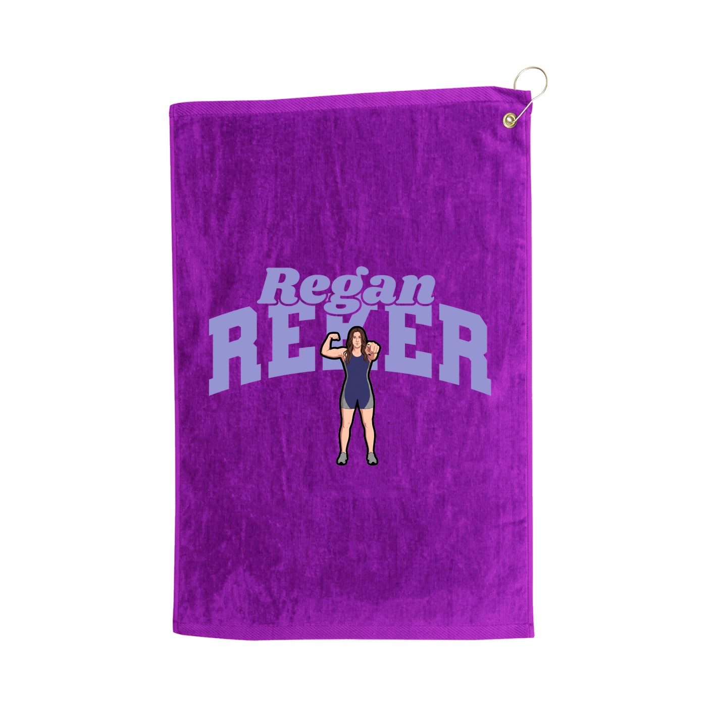 Golf Towel — Signature Arch in Purple