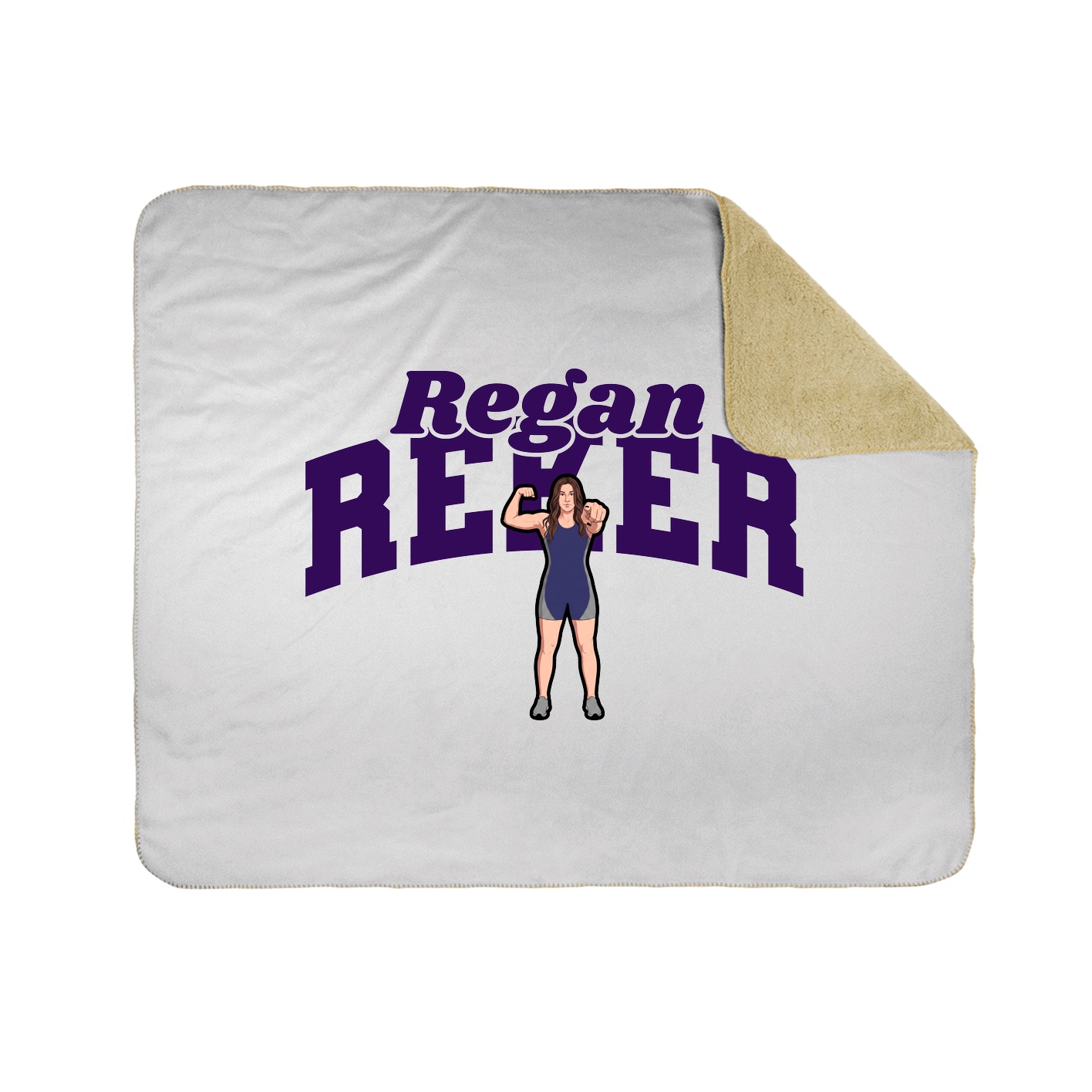 Throw Blanket — Signature Arch in White