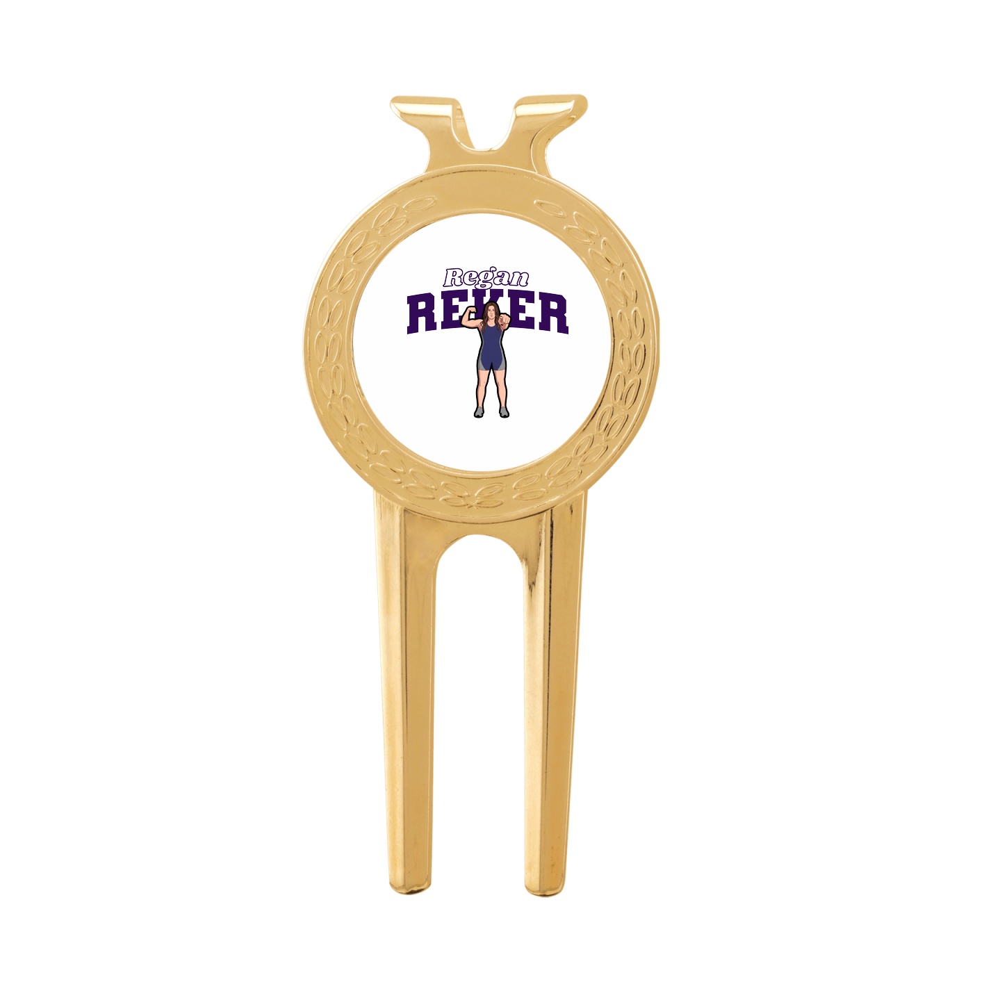 Divot Tool with Ball Marker — Name Arch in Classic