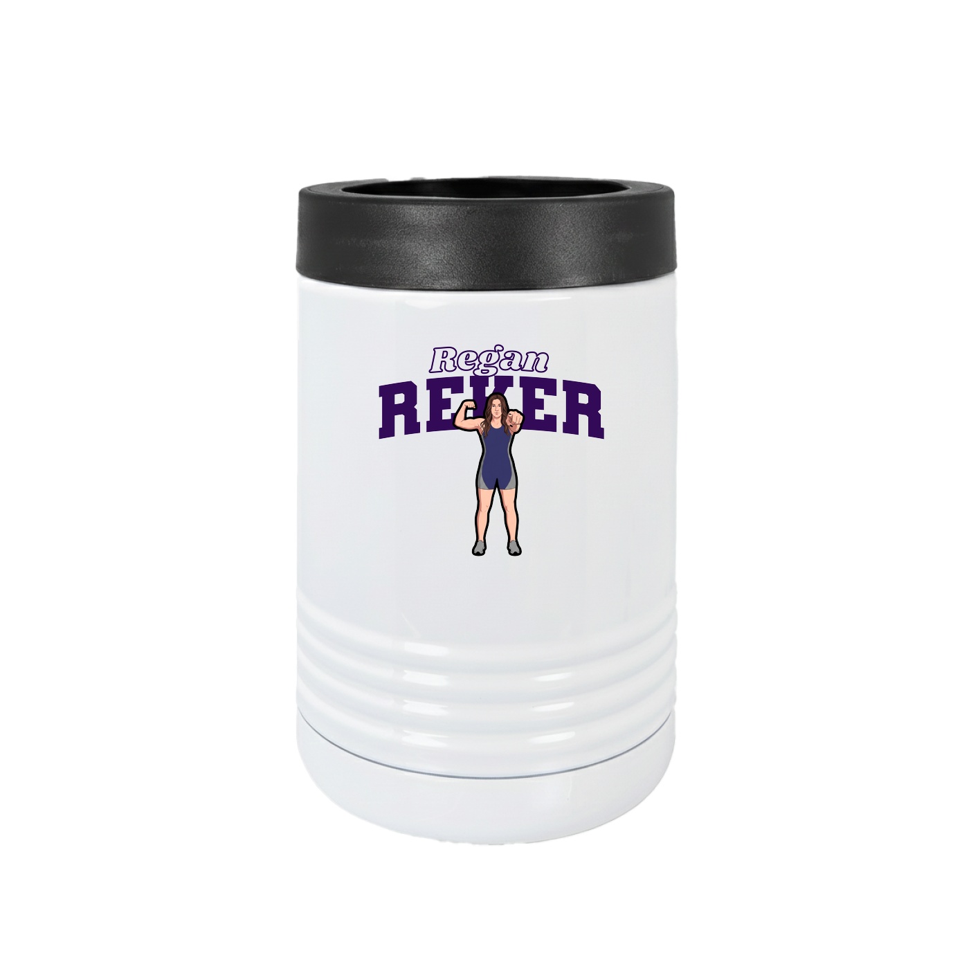 Beverage Holder — Name Arch in White