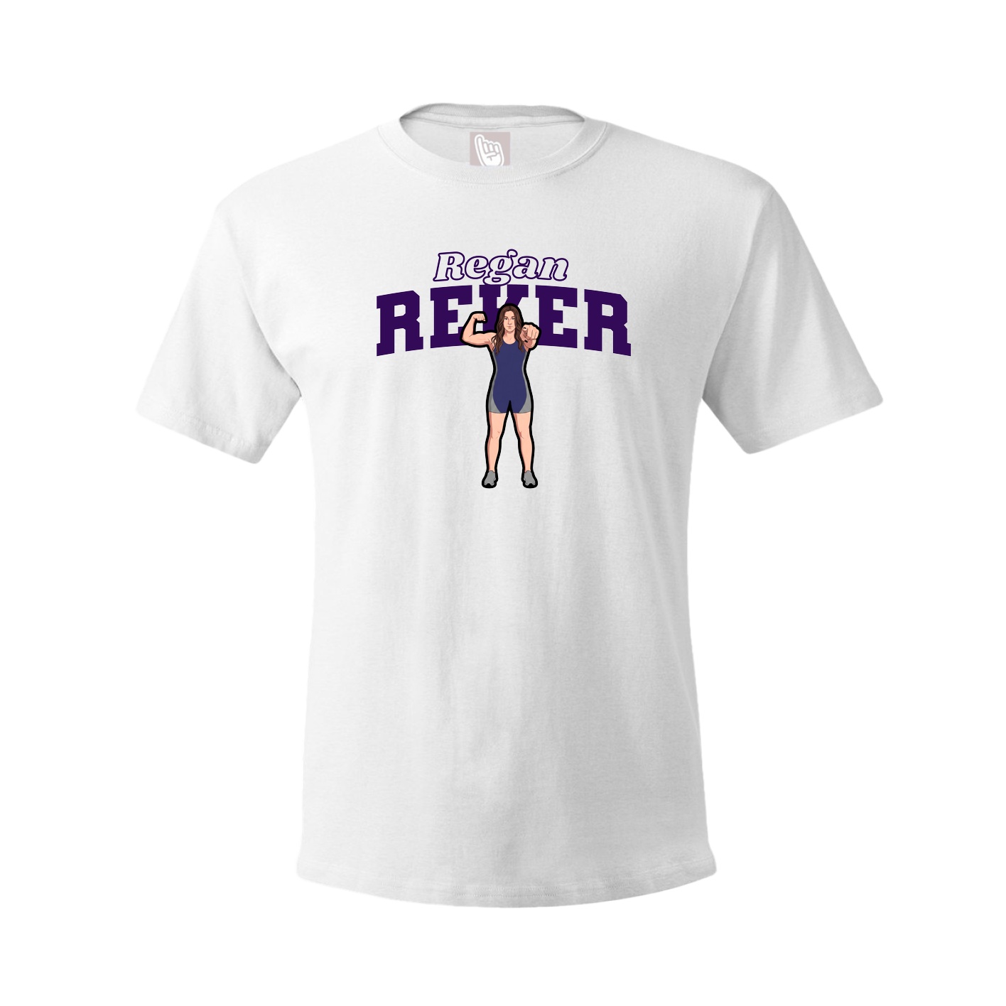 Tee — Name Arch in White