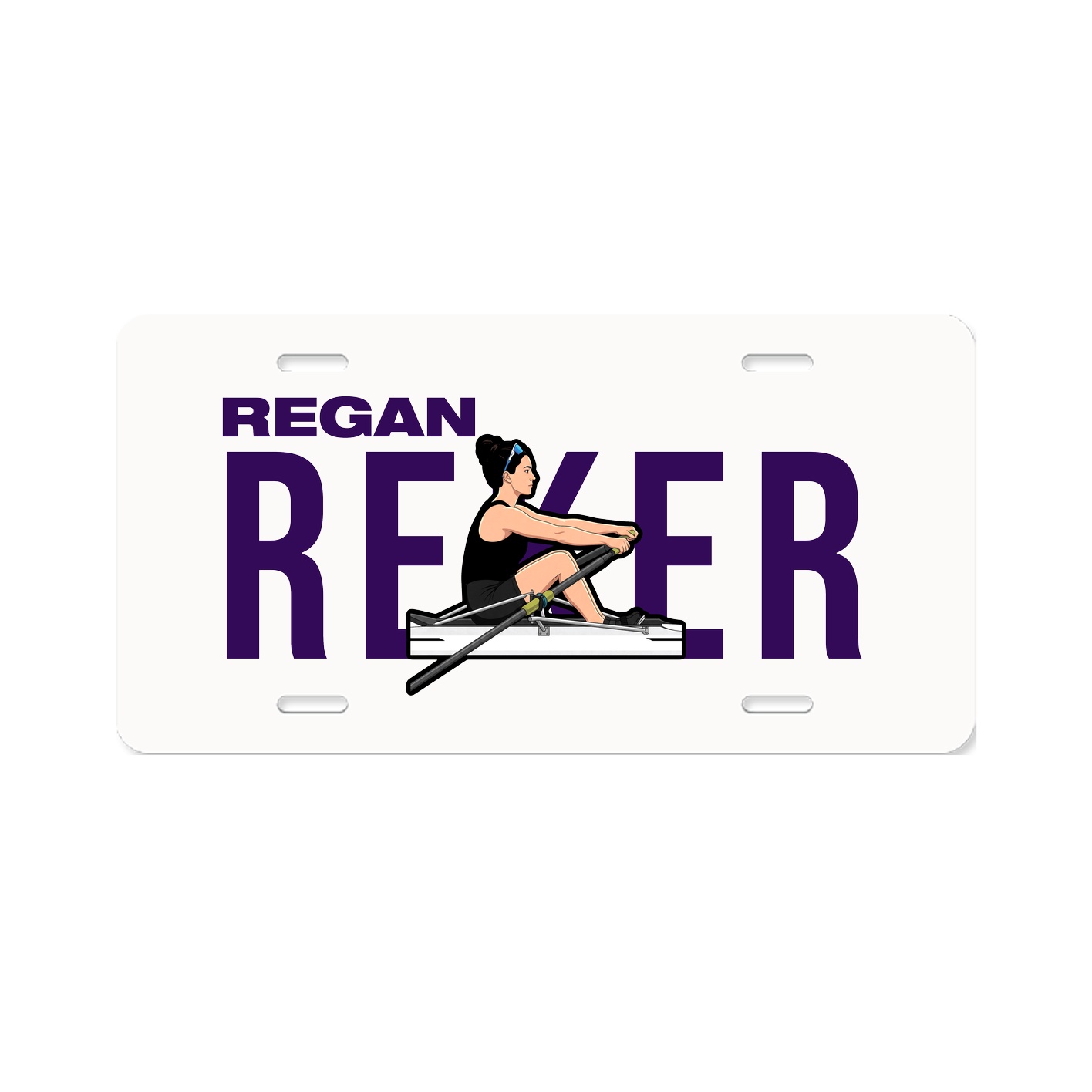 License Plate — Player Name in Classic