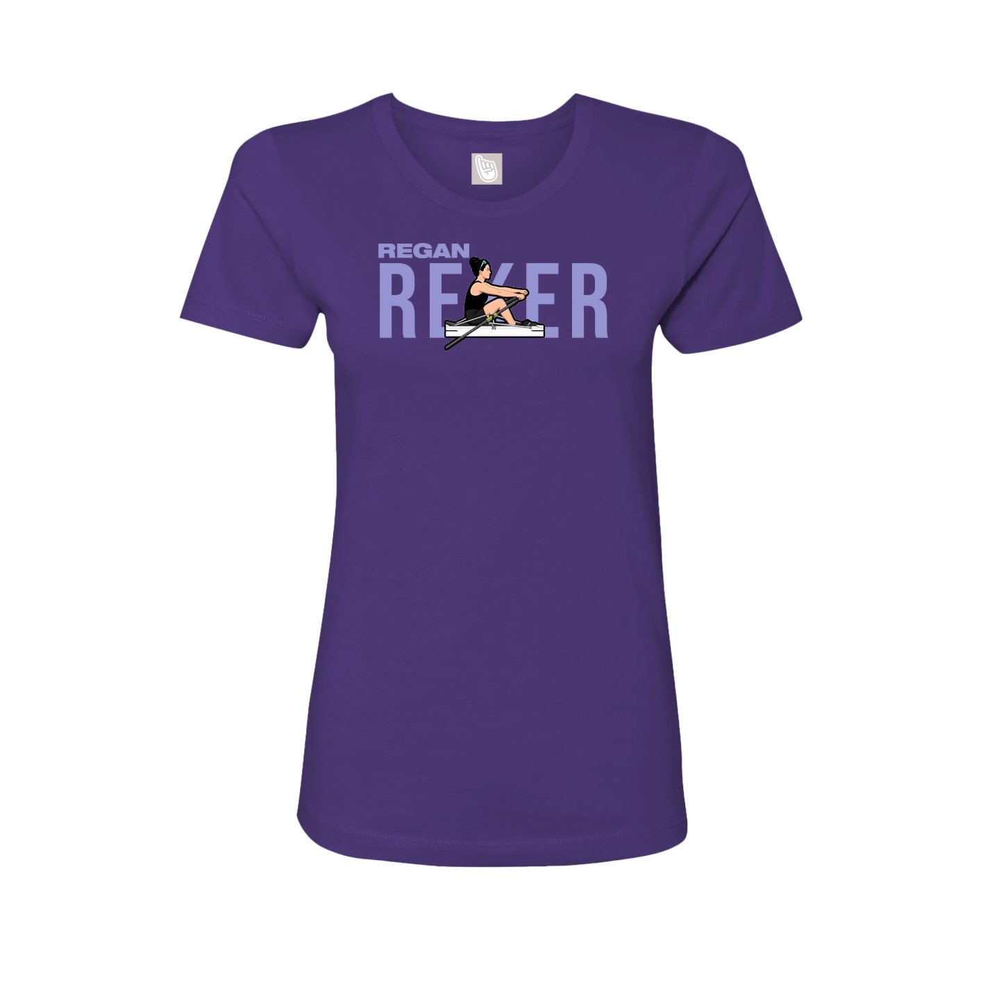 Womens Tee — Player Name in Purple