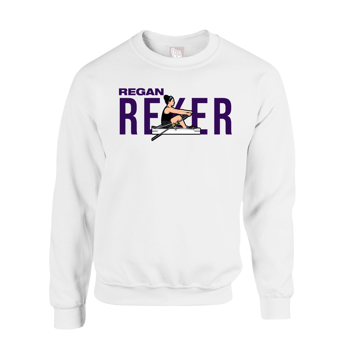 Fleece Crew — Player Name in White