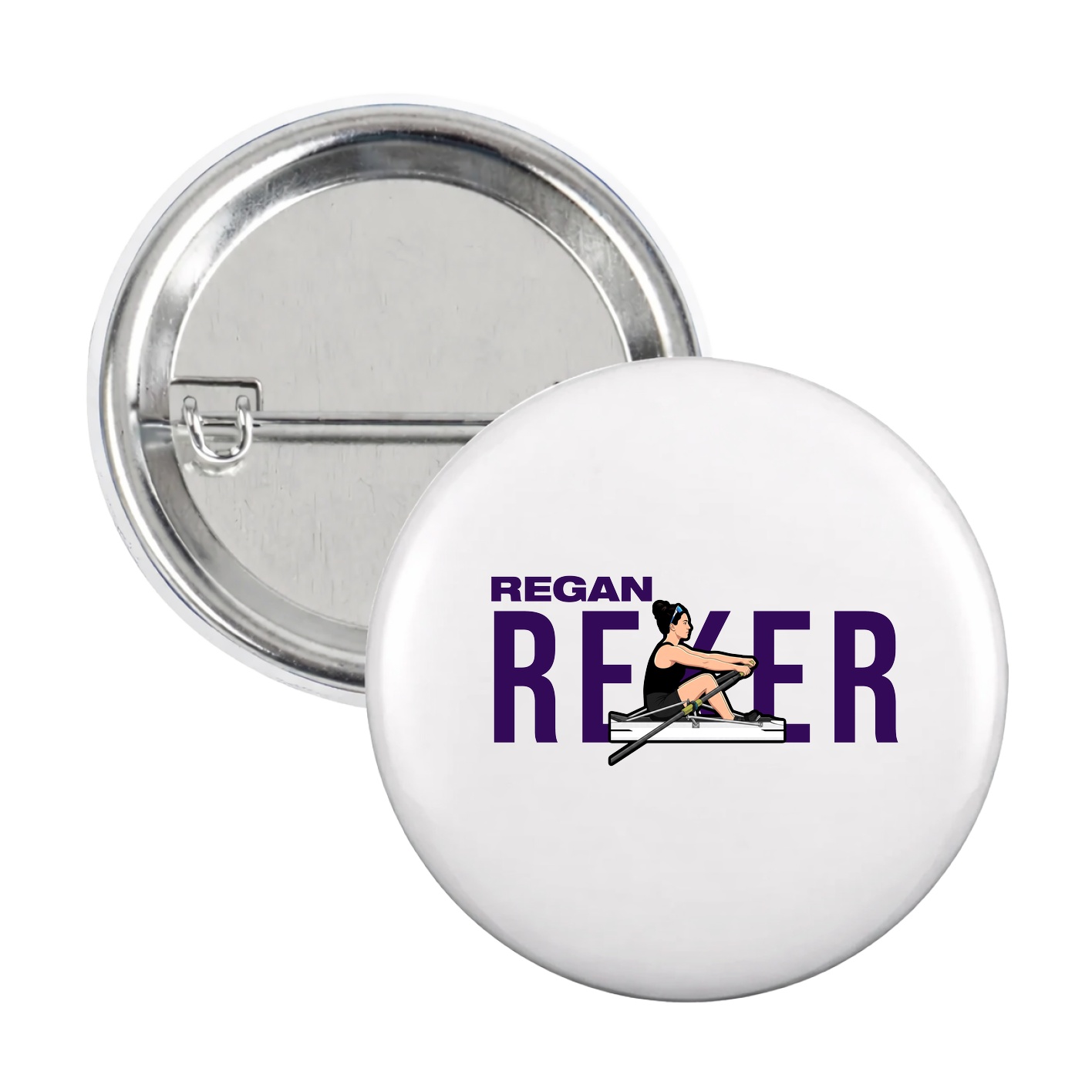 Game Day Button — Player Name in White