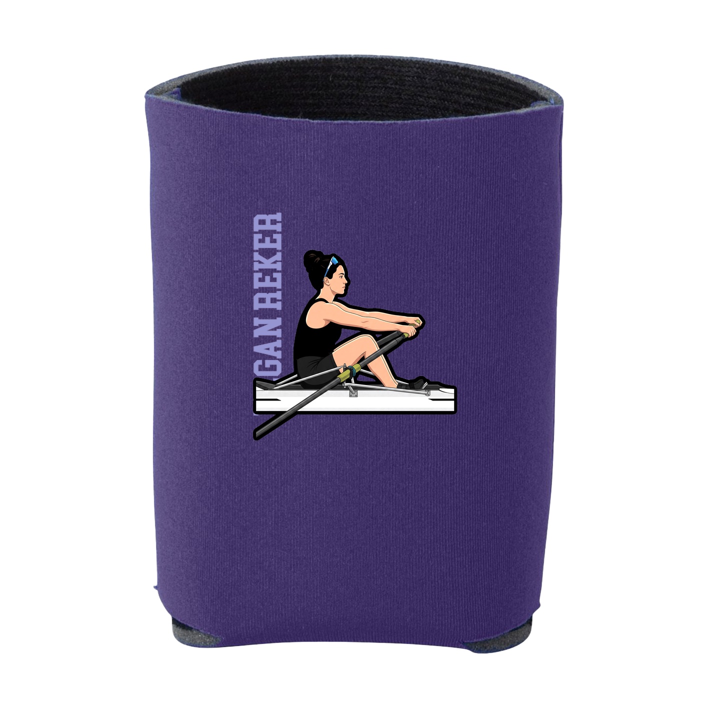 Can Holder — Name Vertical in Purple