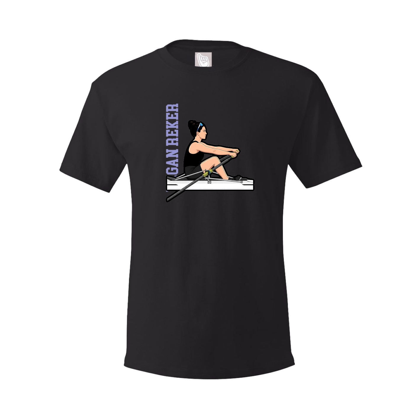 Tee — Name Vertical in Black