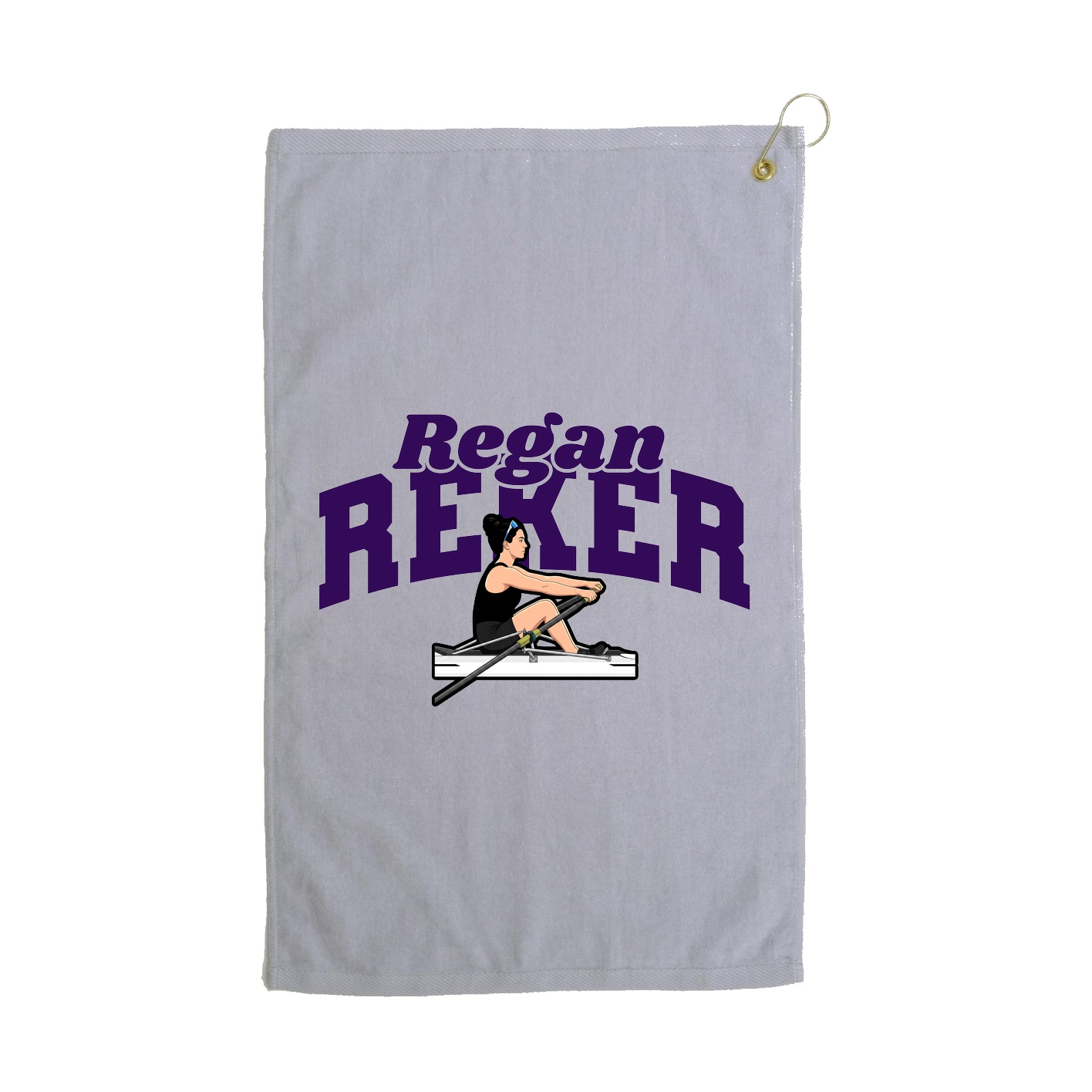 Golf Towel — Signature Arch in Grey