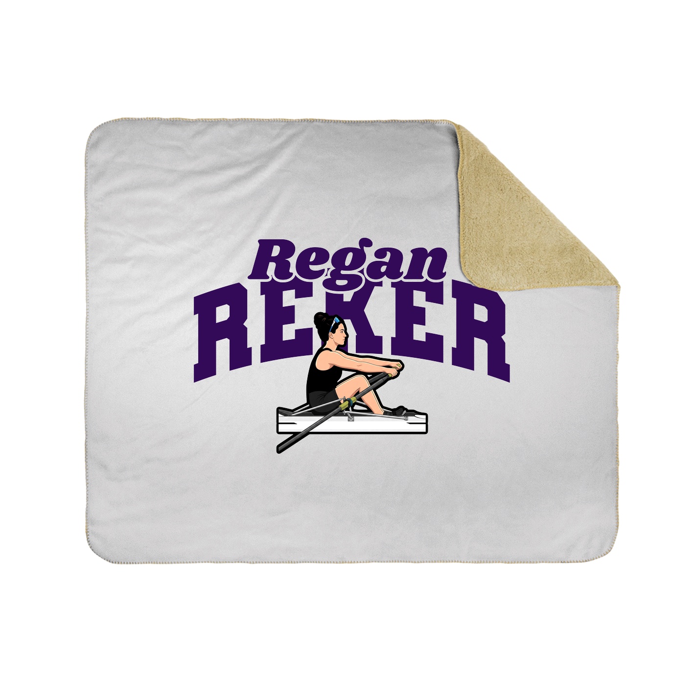Throw Blanket — Signature Arch in White
