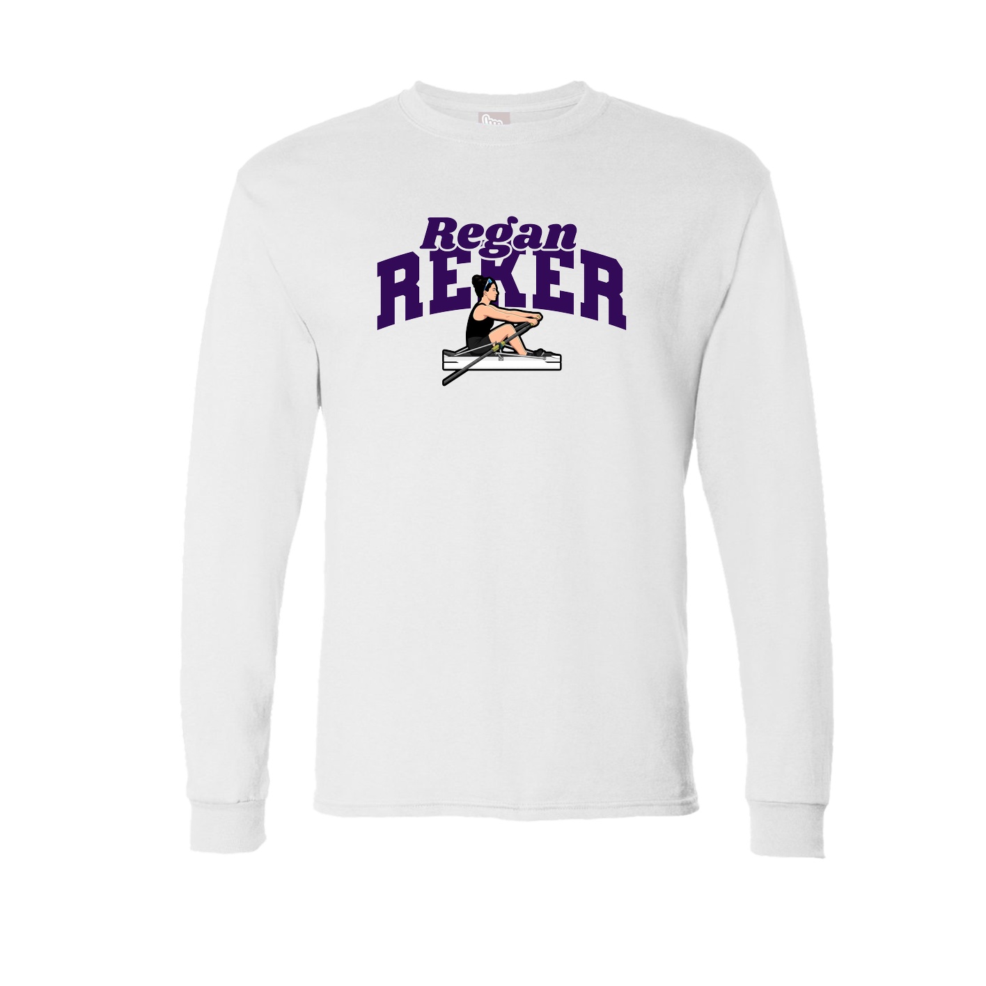Long Sleeve Tee — Signature Arch in White