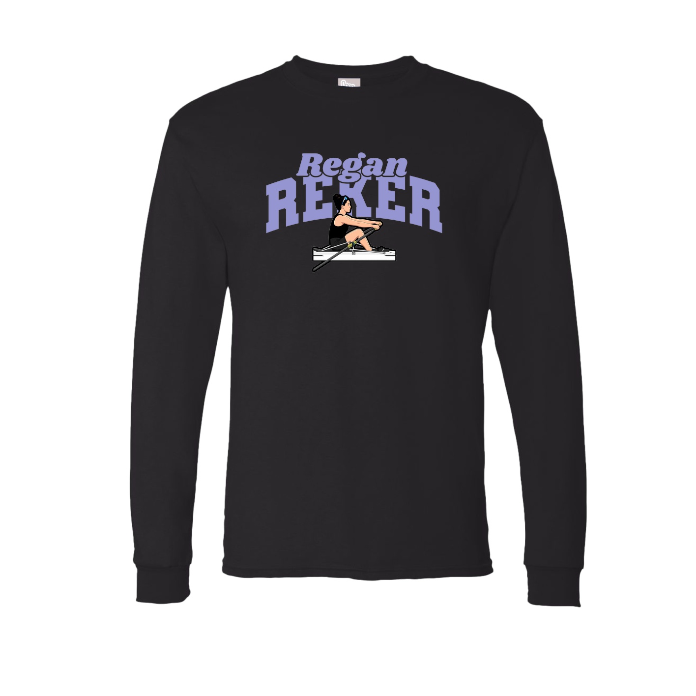 Long Sleeve Tee — Signature Arch in Black