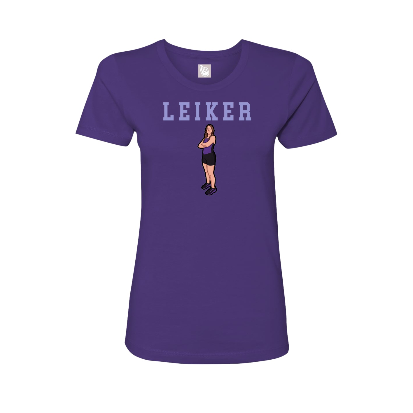 Fitted Women's Tee — Shirsey in Purple