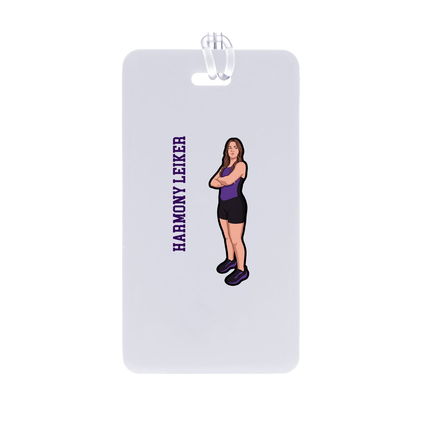 Bag Tag — Name Vertical in Classic
