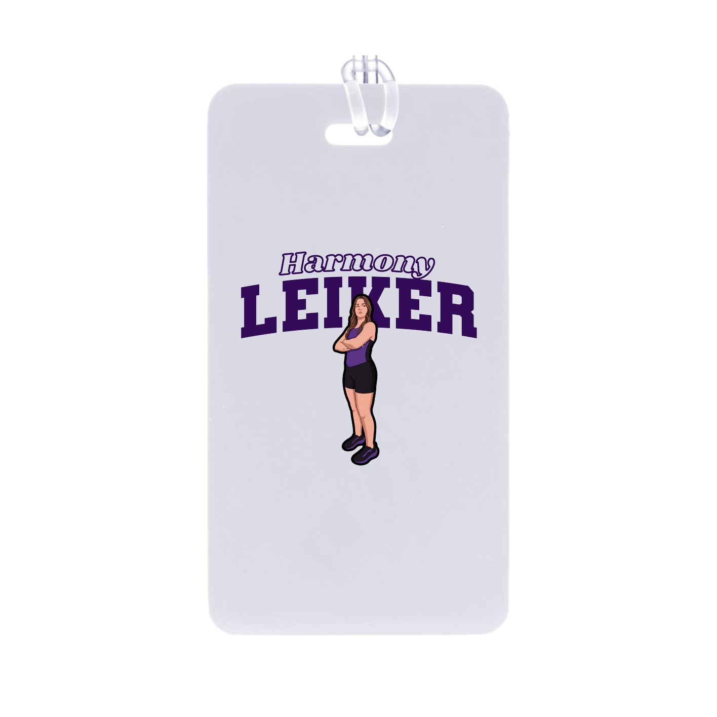 Bag Tag — Name Arch in Classic