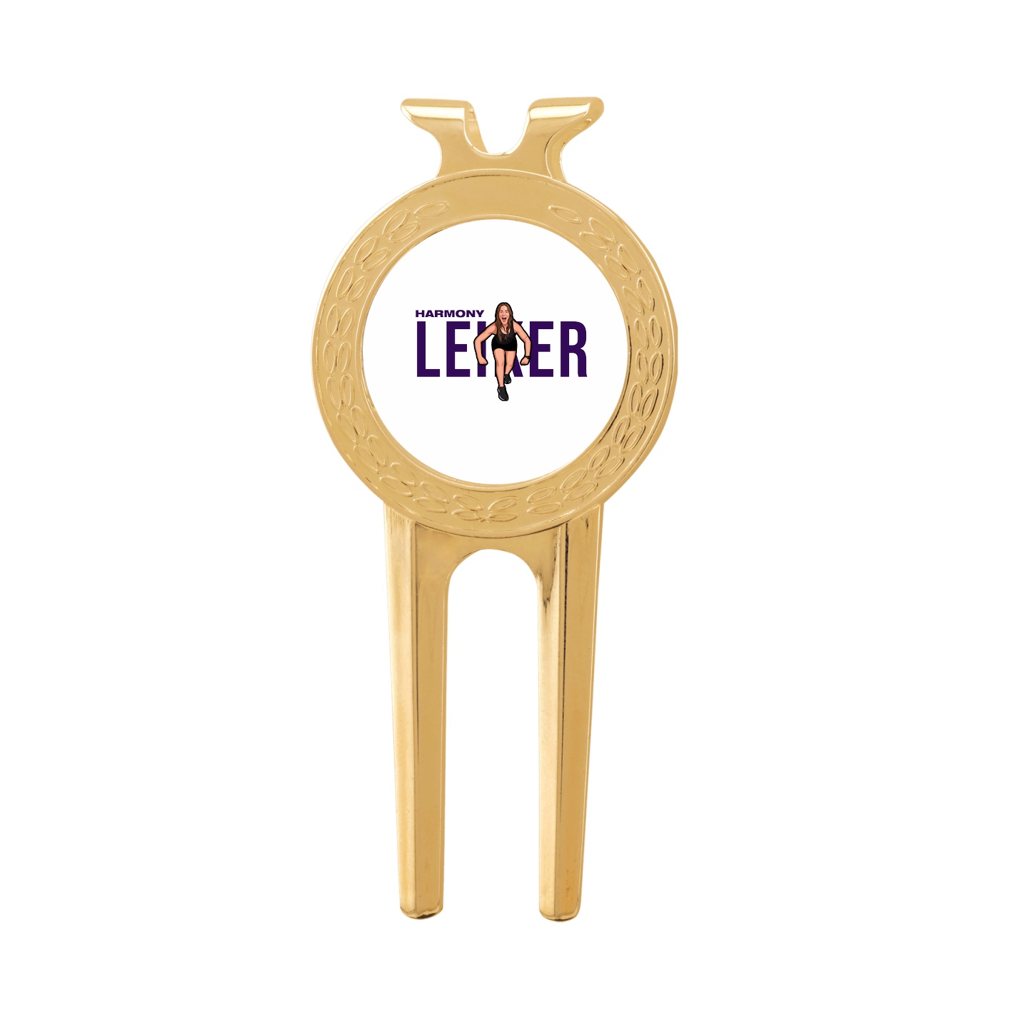 Divot Tool with Ball Marker — Player Name in Classic