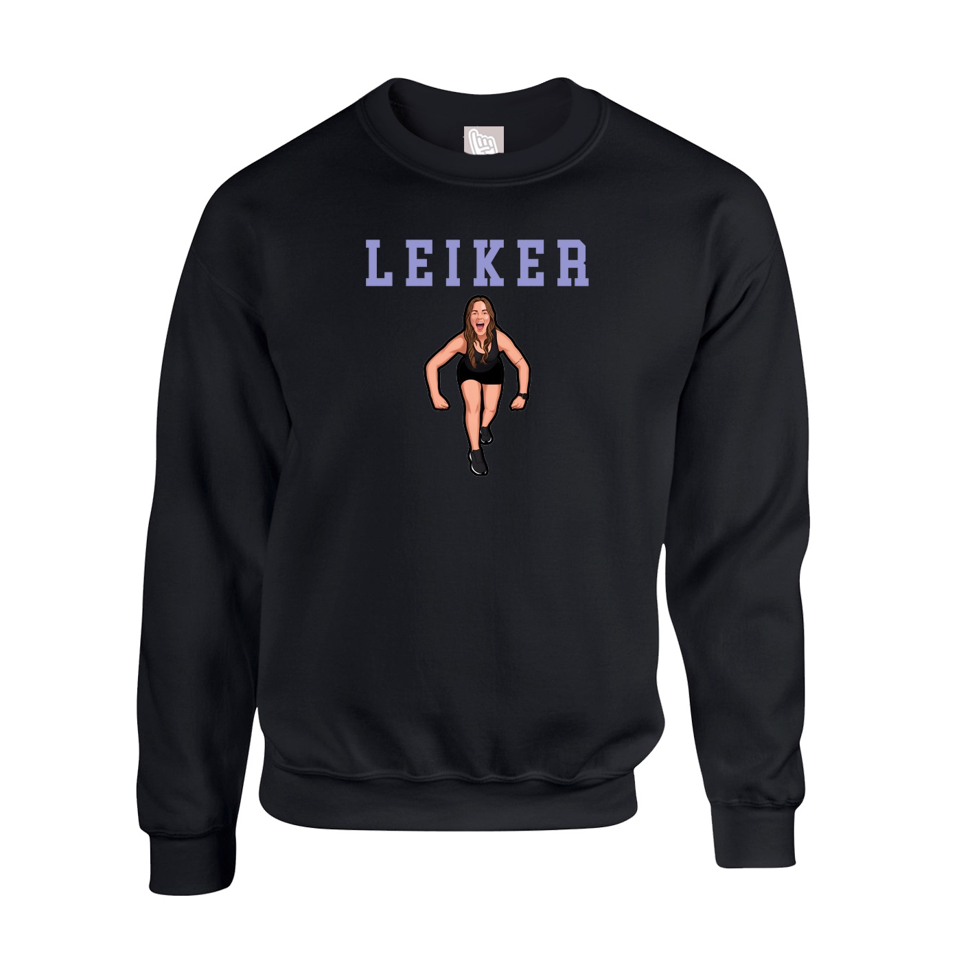 Fleece Crew — Shirsey in Black