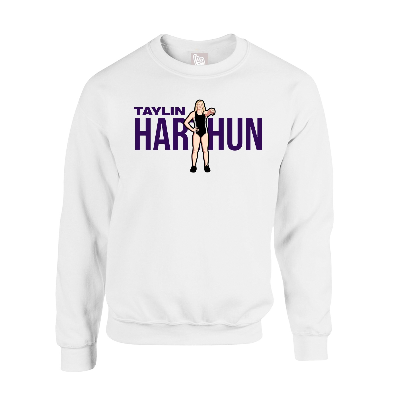 Fleece Crew — Player Name in White