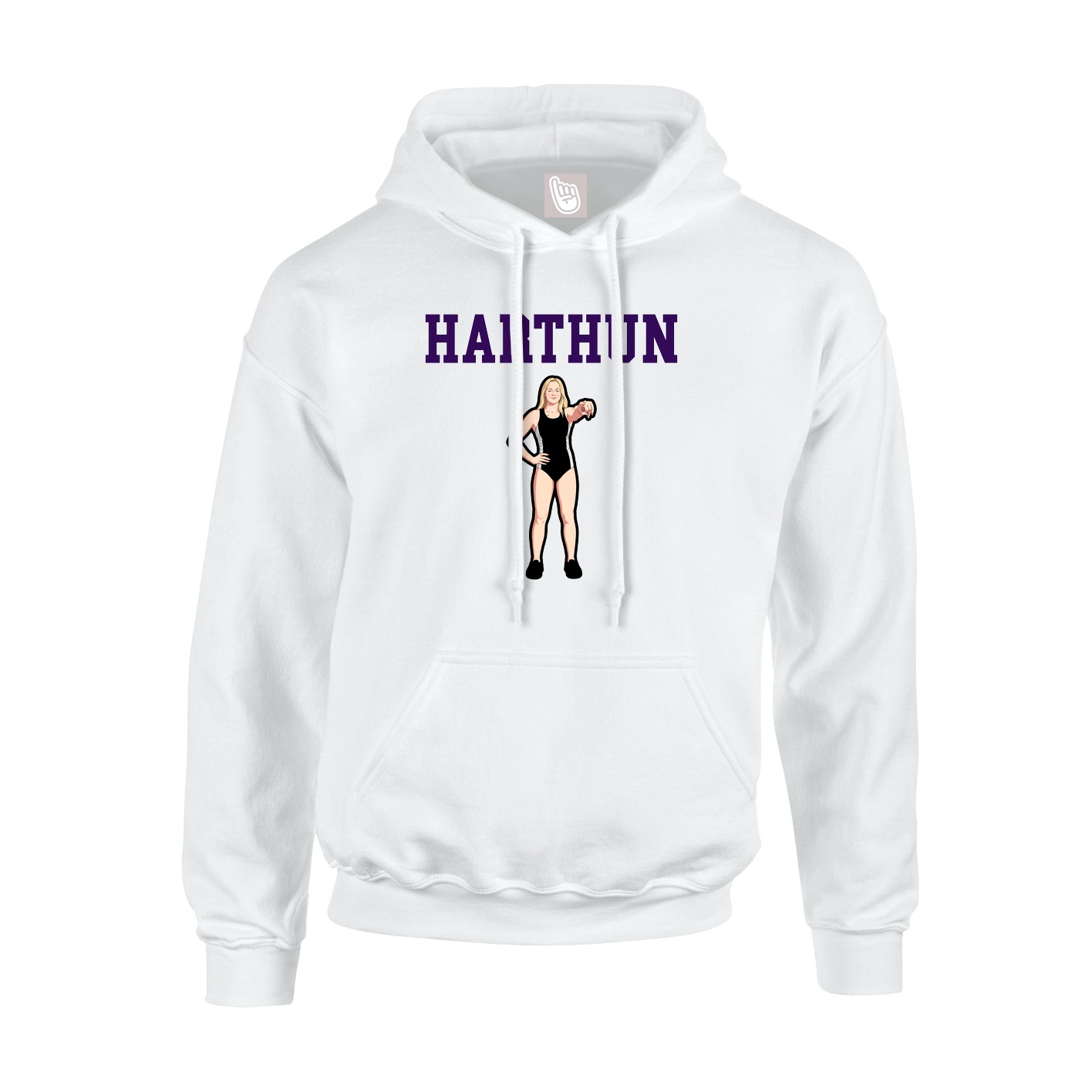 Youth Hoodie — Shirsey in White