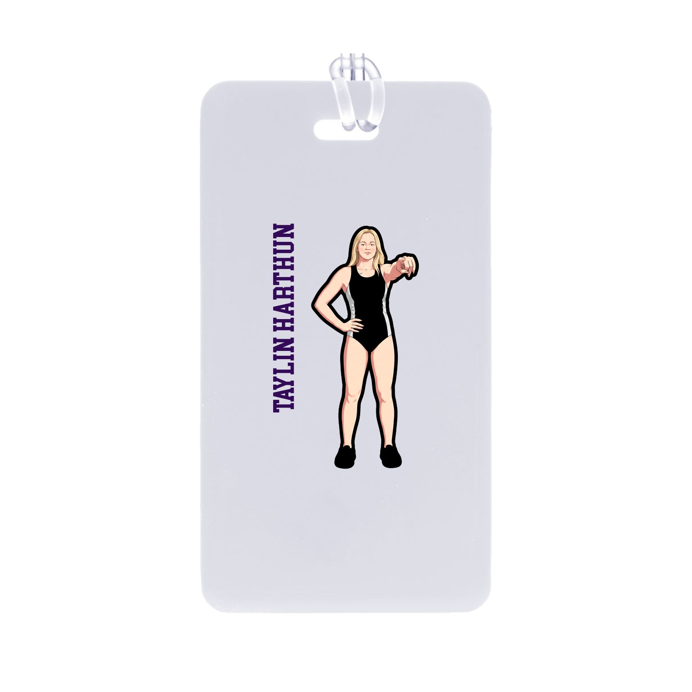 Bag Tag — Name Vertical in Classic
